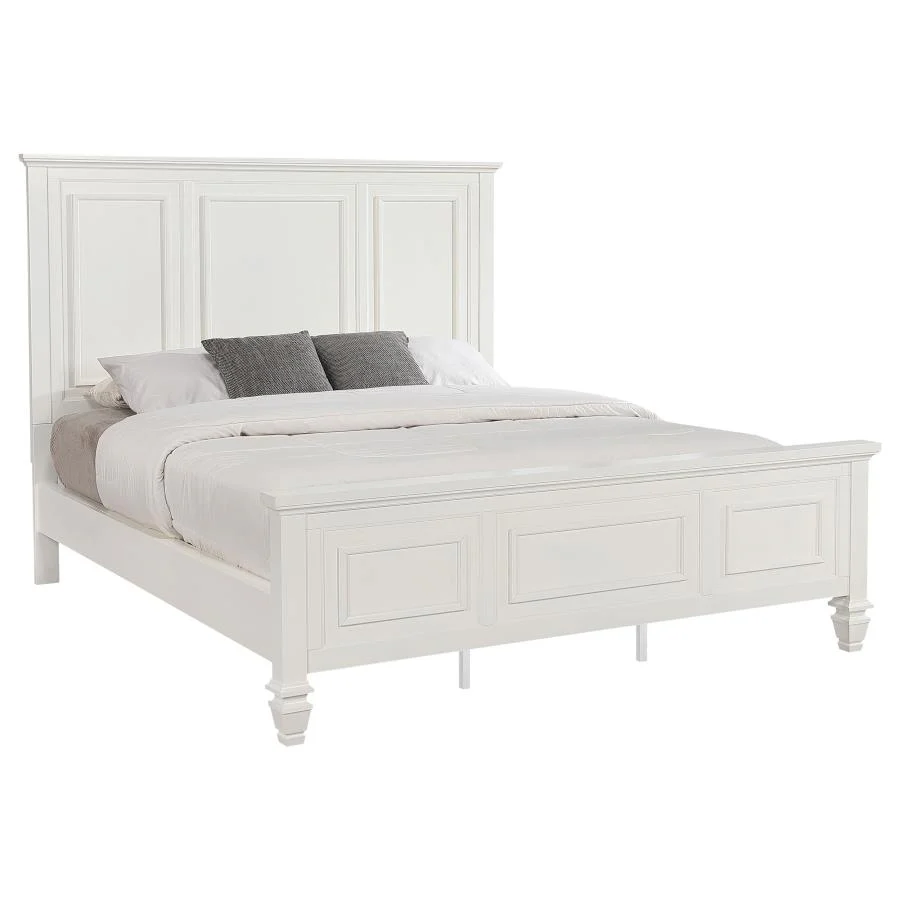 Sandy Beach - 63" Panel Bed with High Headboard - Image 6