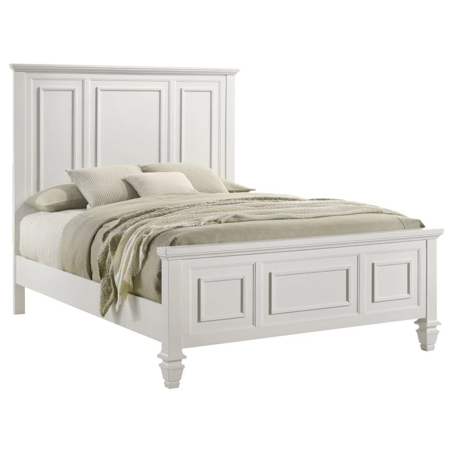 Sandy Beach - Panel Bed with High Headboard - Image 3