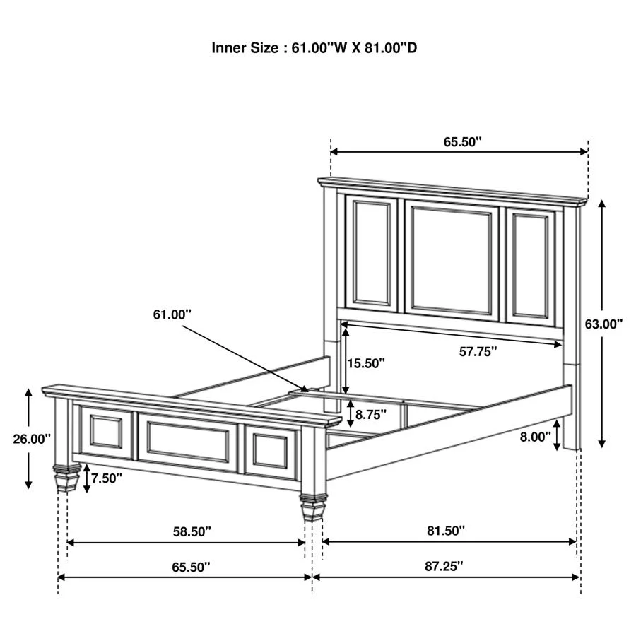 Sandy Beach - Panel Bedroom Set - Image 28