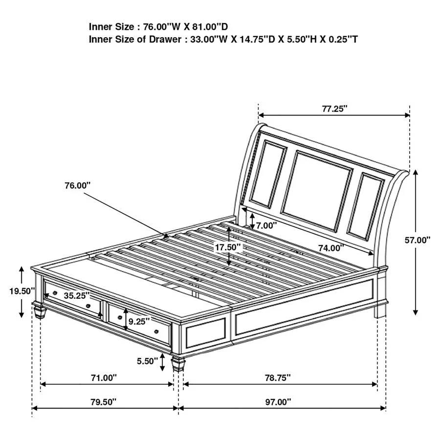 Sandy Beach - Storage Bed Bedroom Set - Image 53