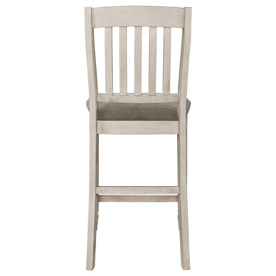 Sarasota Wood Counter Chair Rustic Cream (Set of 2) - Image 6