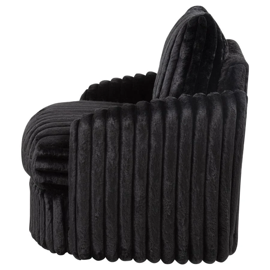 Sarco - Corduroy Upholstered Swivel Accent Arm Chair - Image 10