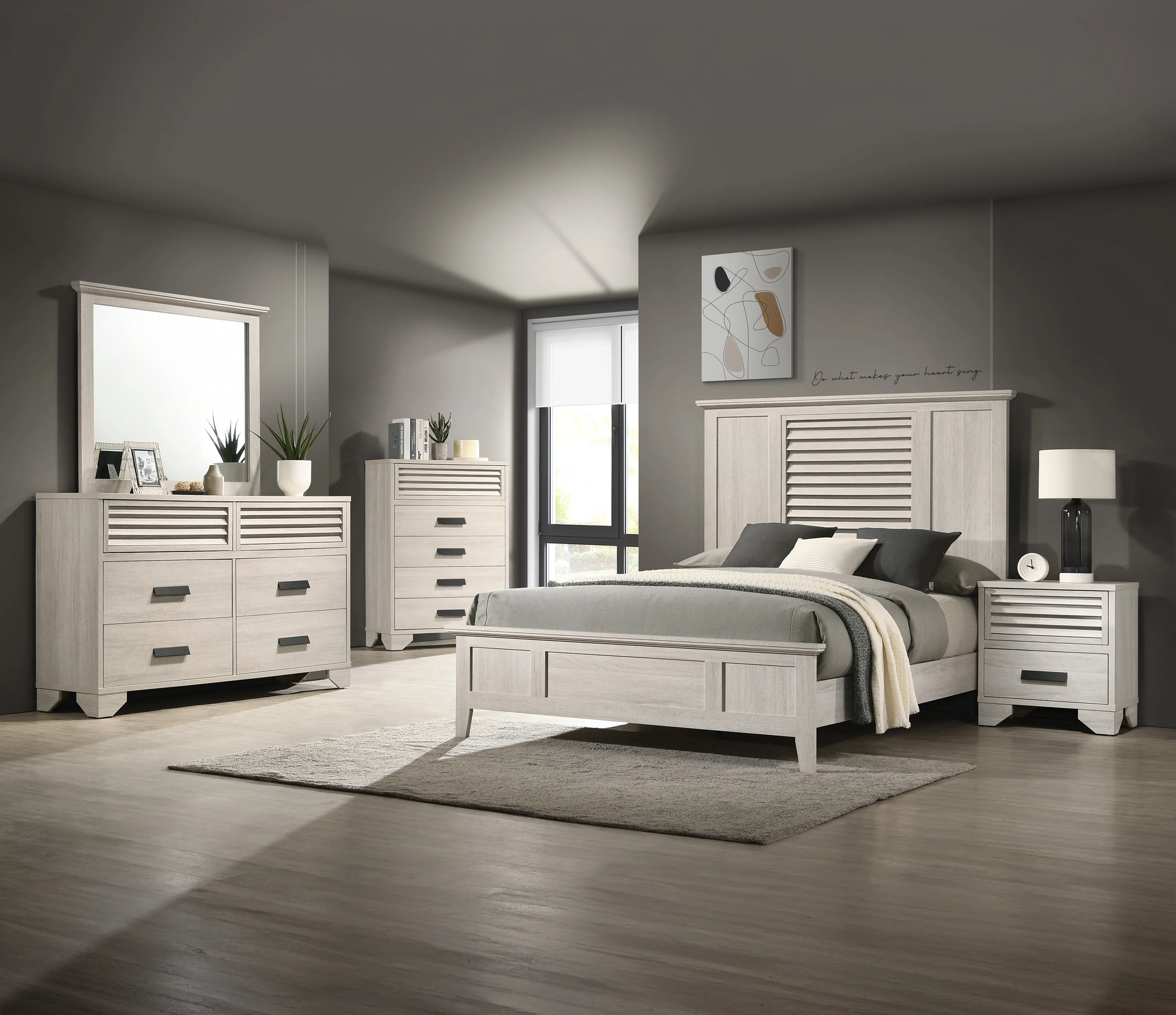 Sarter Bed White