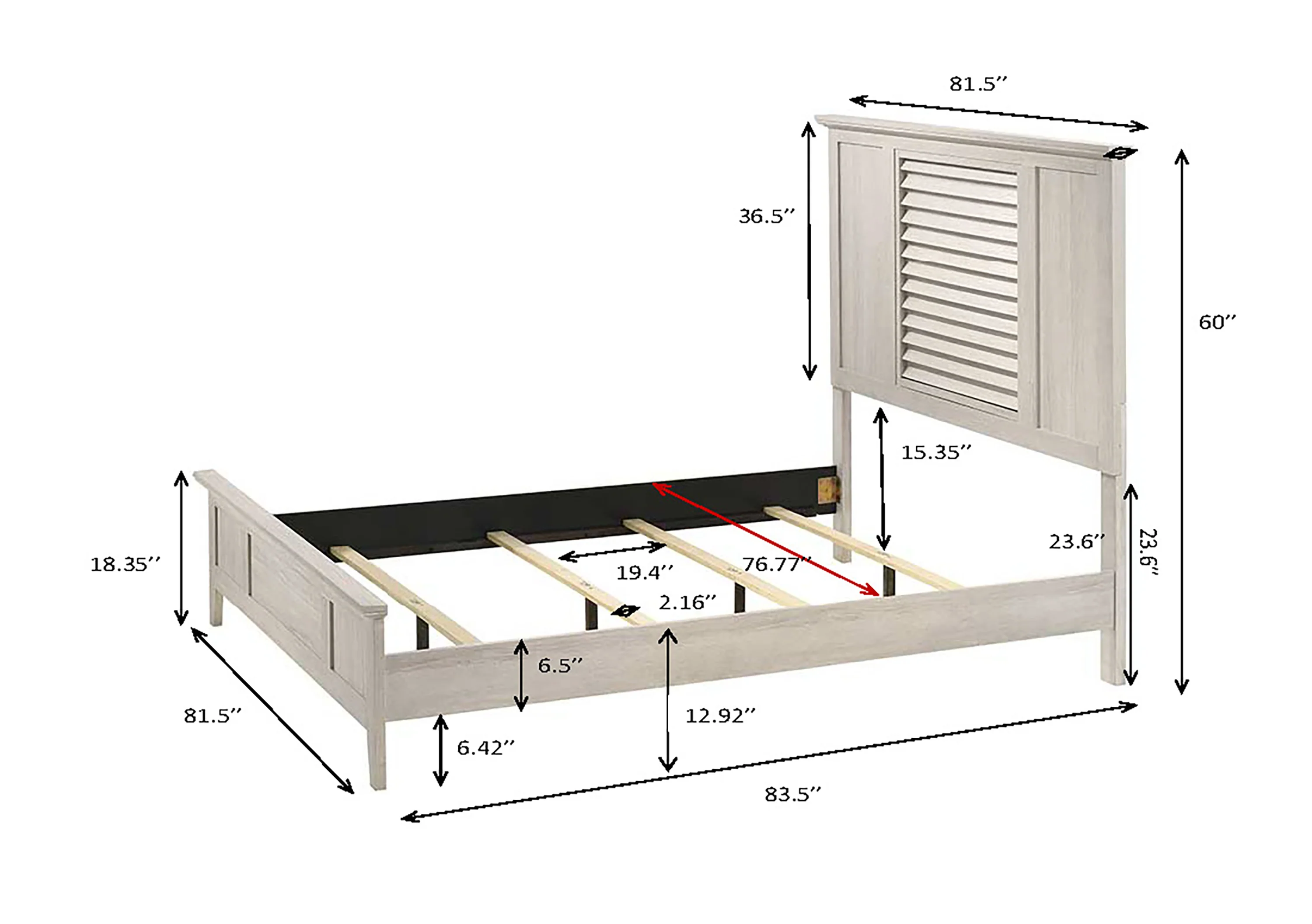 Sarter Bed White - Image 2