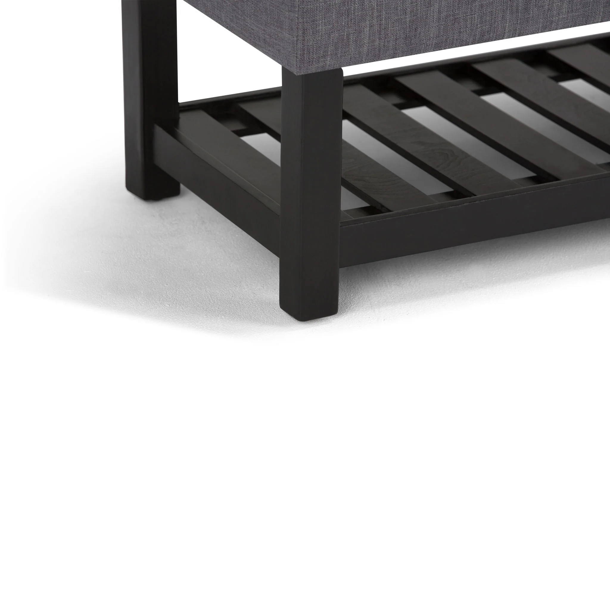 Saxon - Upholstered Transitional Storage Ottoman Bench - Image 17