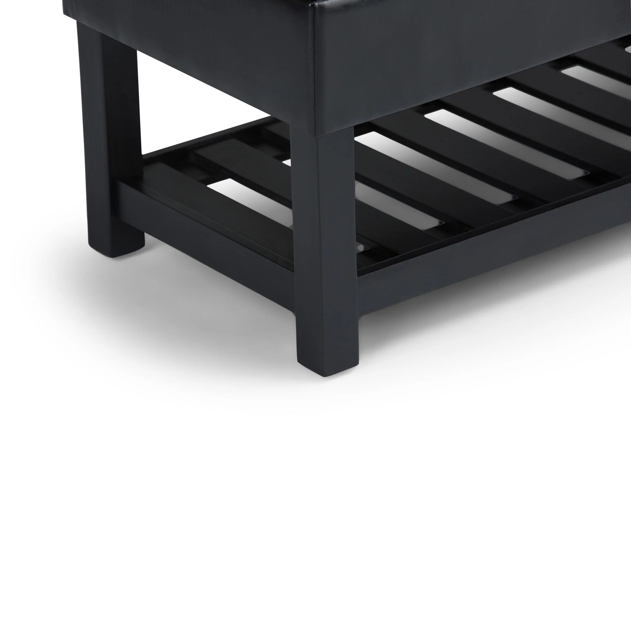 Saxon - Upholstered Transitional Storage Ottoman Bench - Image 18