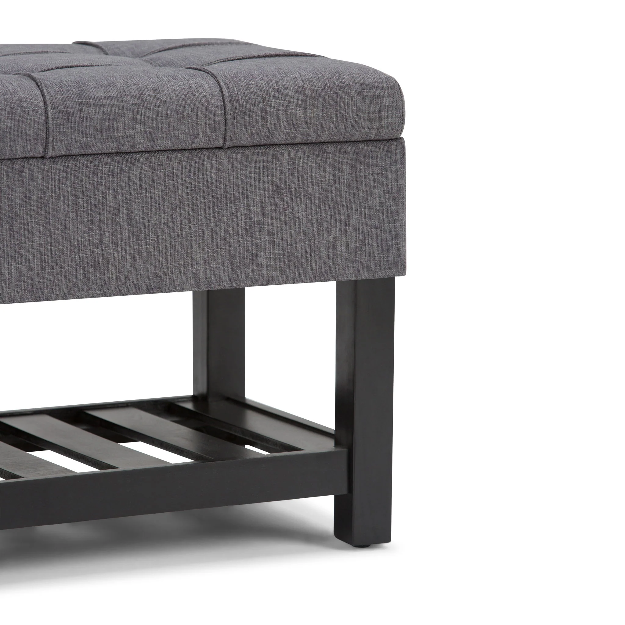 Saxon - Upholstered Transitional Storage Ottoman Bench - Image 24