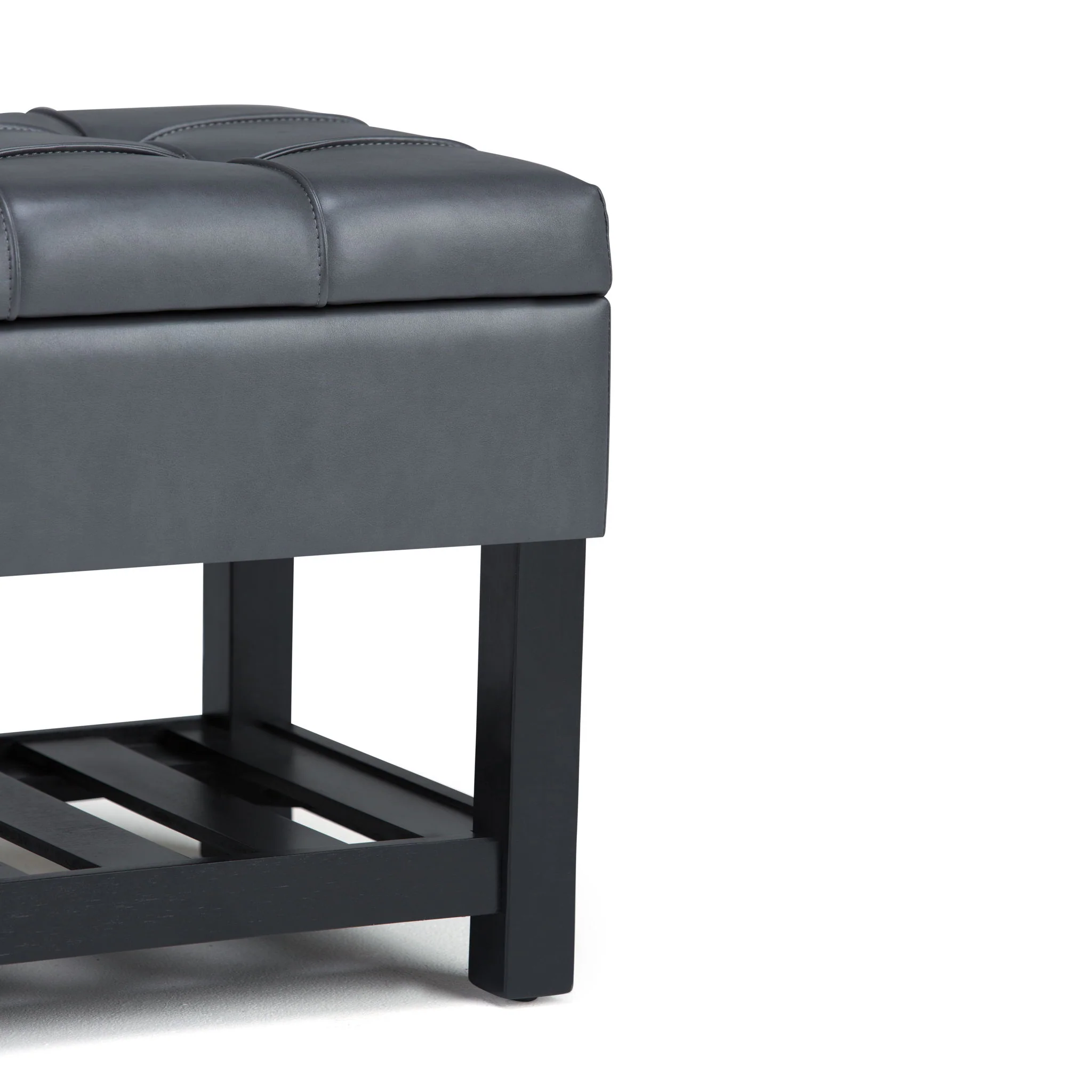 Saxon - Upholstered Transitional Storage Ottoman Bench - Image 27