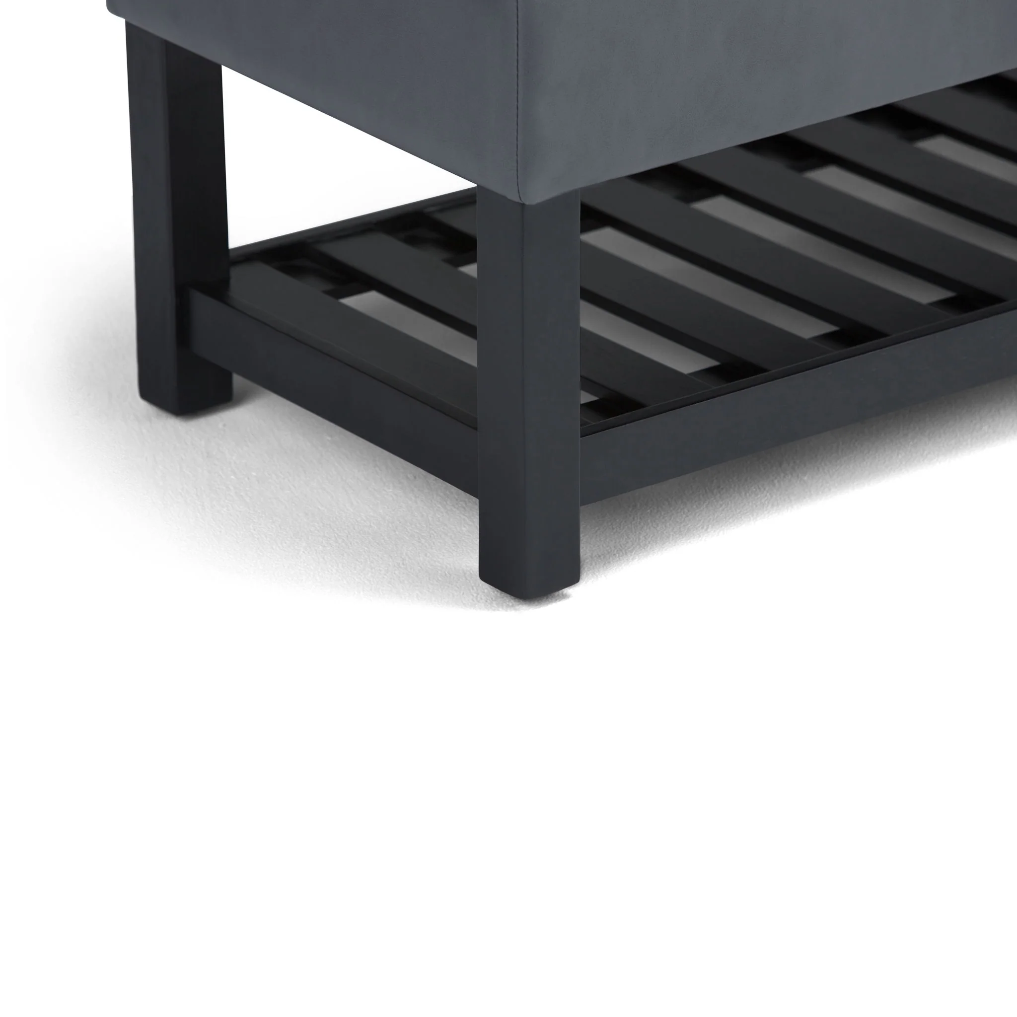 Saxon - Upholstered Transitional Storage Ottoman Bench - Image 6