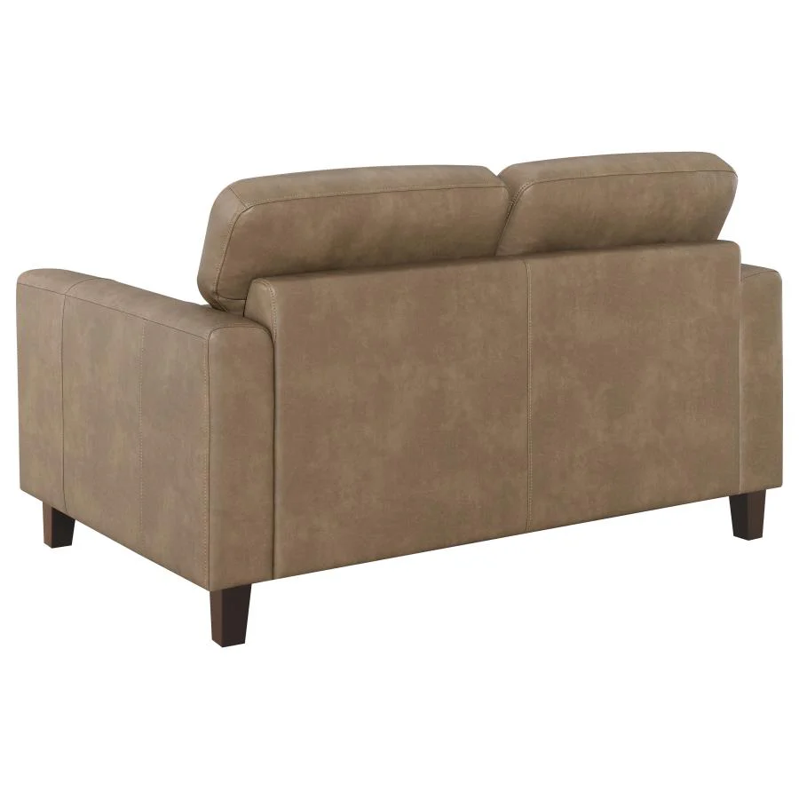 Scotland - Faux Leather Upholstered Sofa Set - Image 36