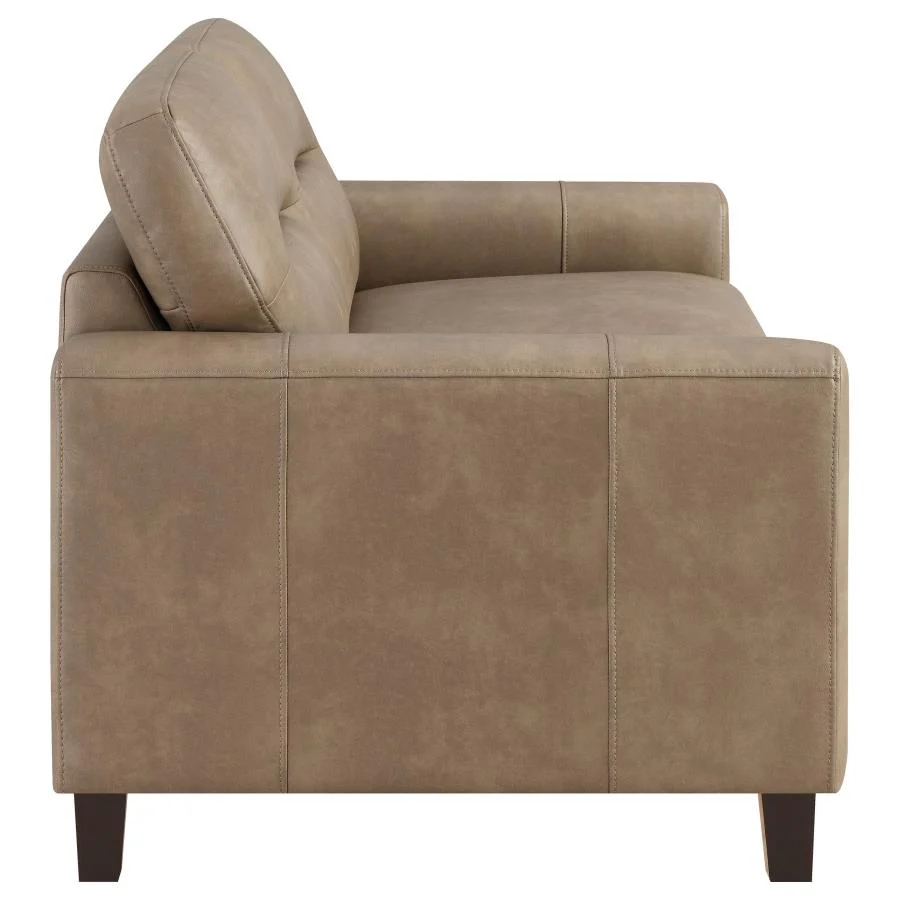 Scotland - Faux Leather Upholstered Sofa Set - Image 39