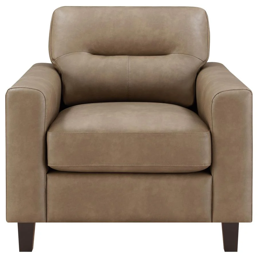 Scotland - Faux Leather Upholstered Sofa Set - Image 48