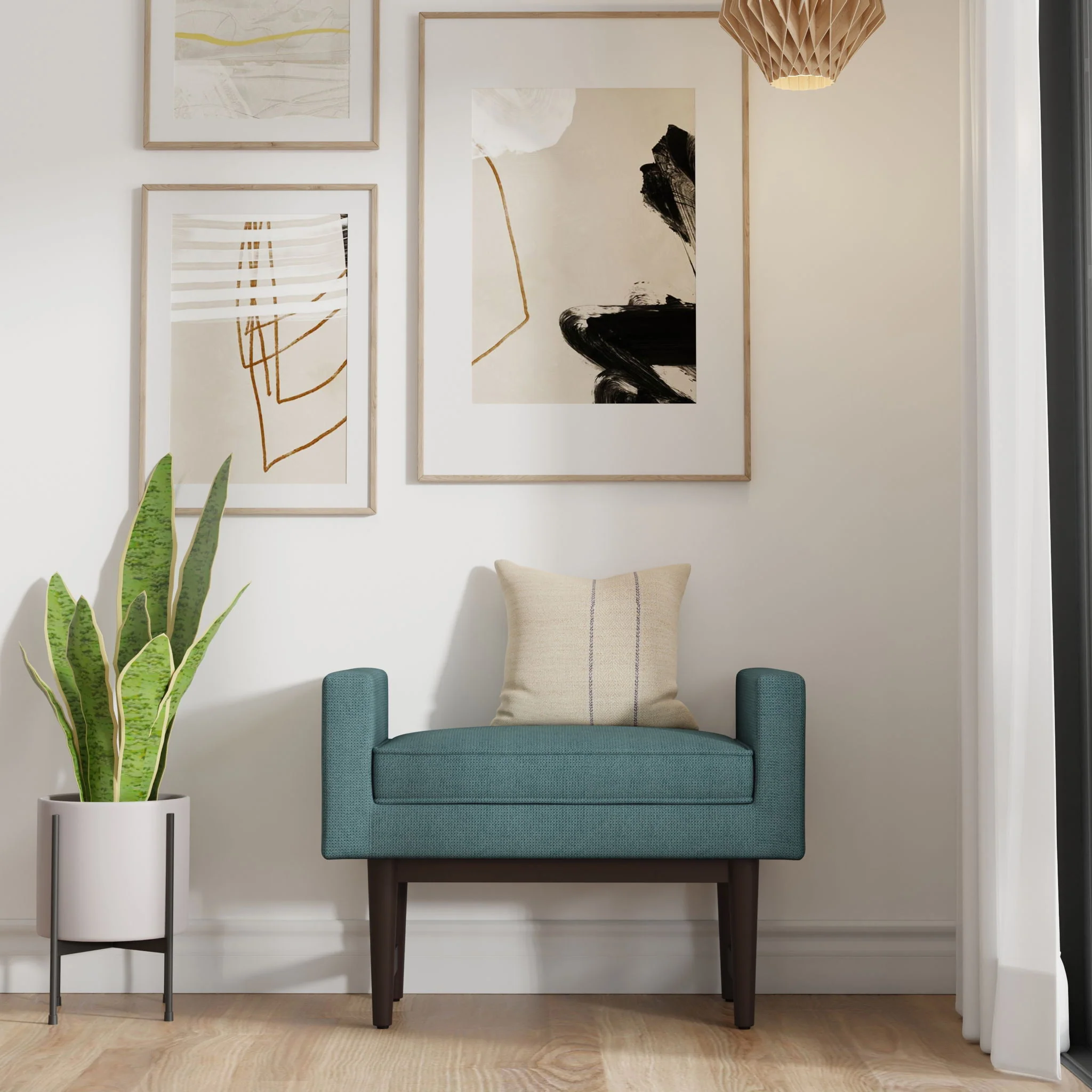 Scott - Upholstered Ottoman Bench - Image 3