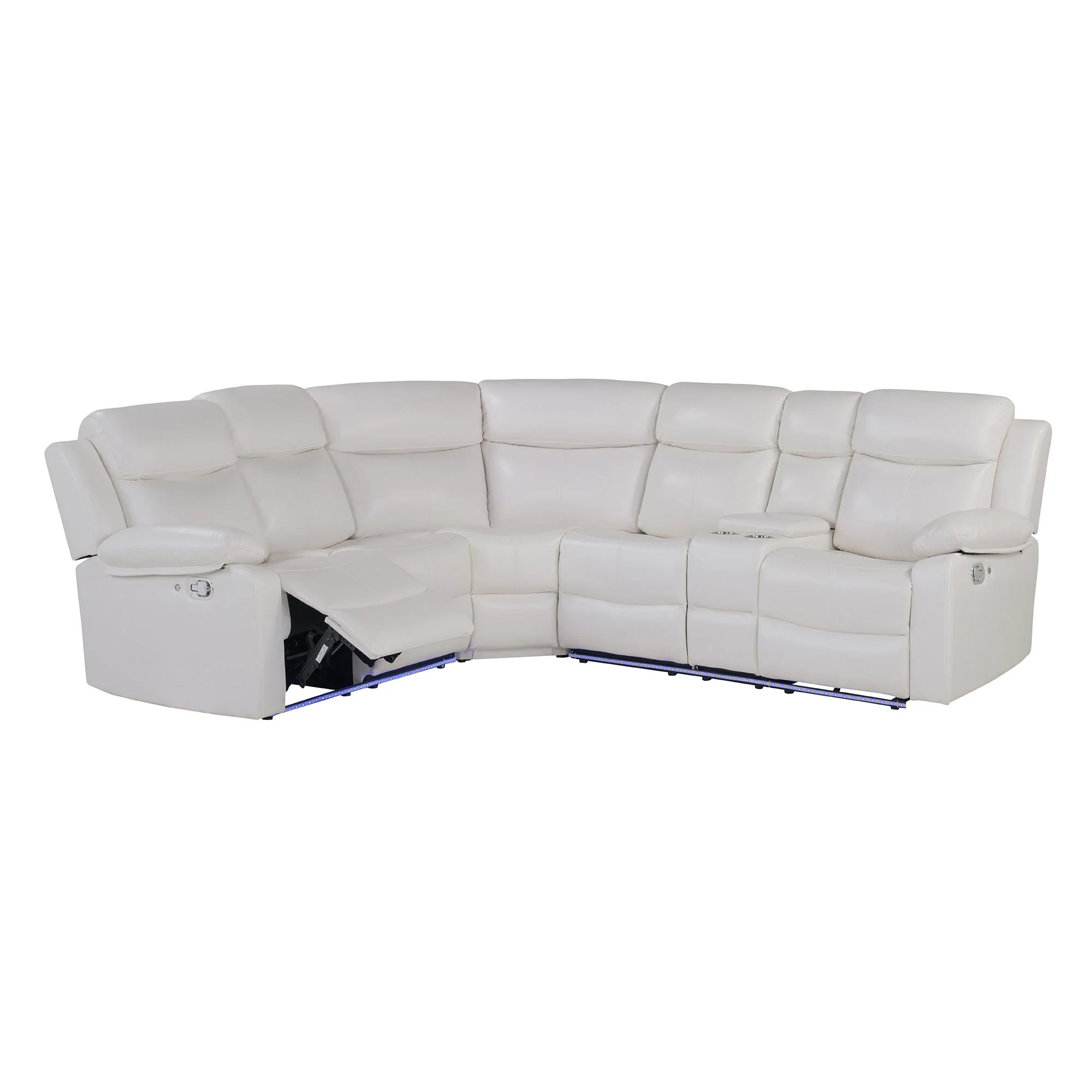Sectional Sofa With Recline And Storage - Image 12