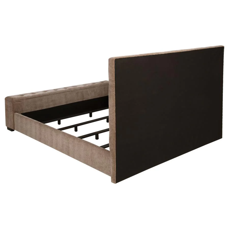 Senna - Upholstered Audio Flame Visualizer Bed - Image 14
