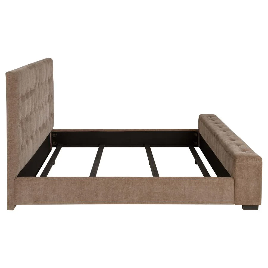 Senna - Upholstered Audio Flame Visualizer Bed - Image 16