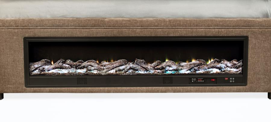 Senna - Upholstered Audio Flame Visualizer Bed - Image 24