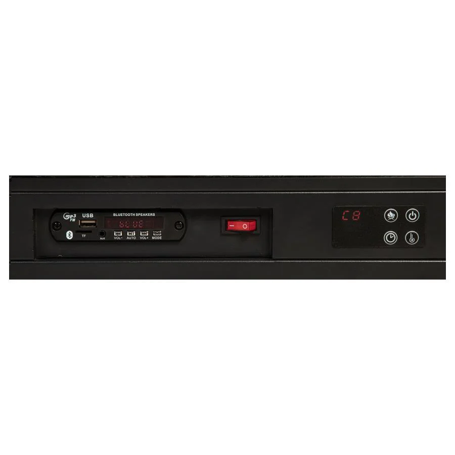 Senna - Upholstered Audio Flame Visualizer Bed - Image 25