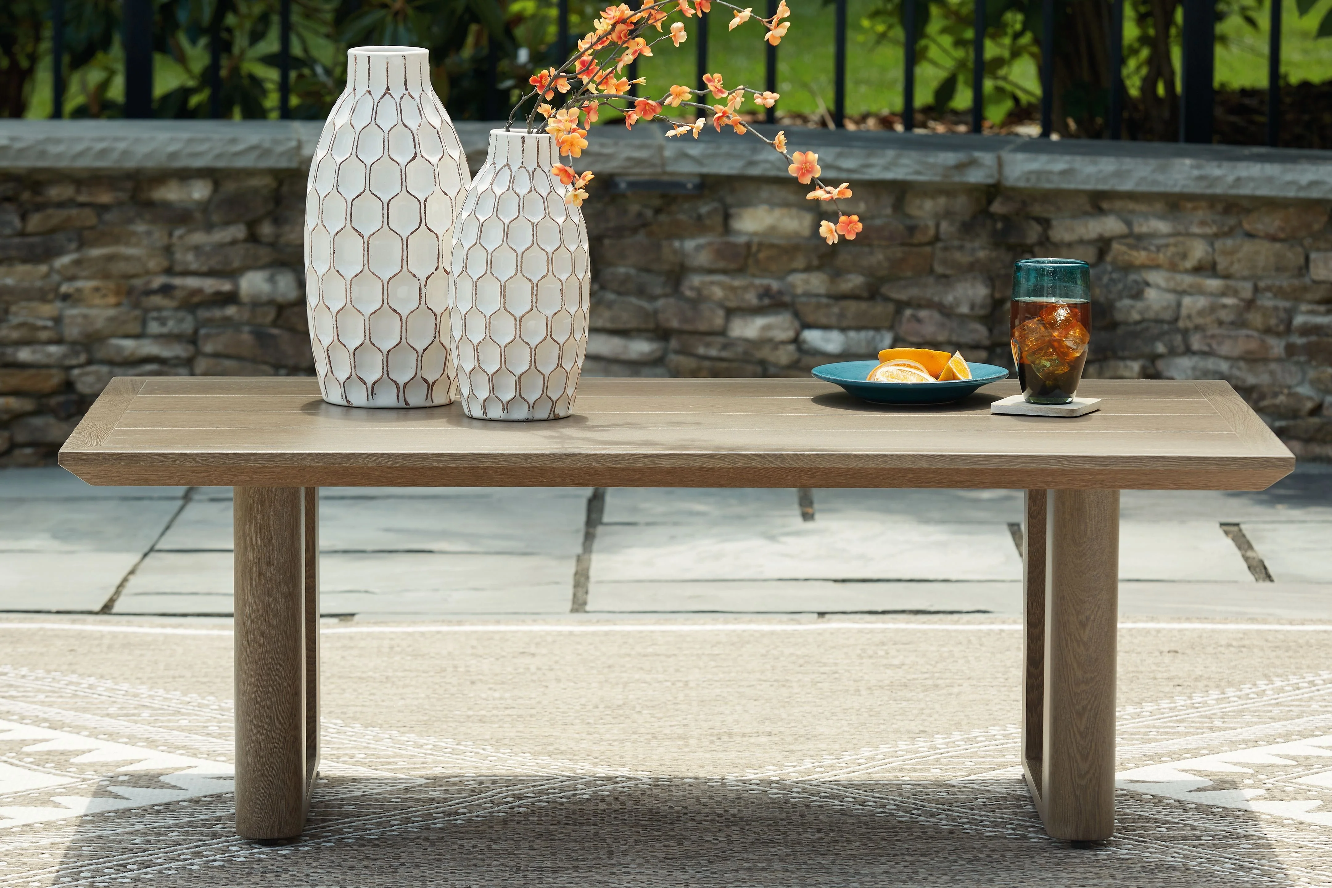 Serene Bay - Rectangular Cocktail Table - Dark Brown - Image 6