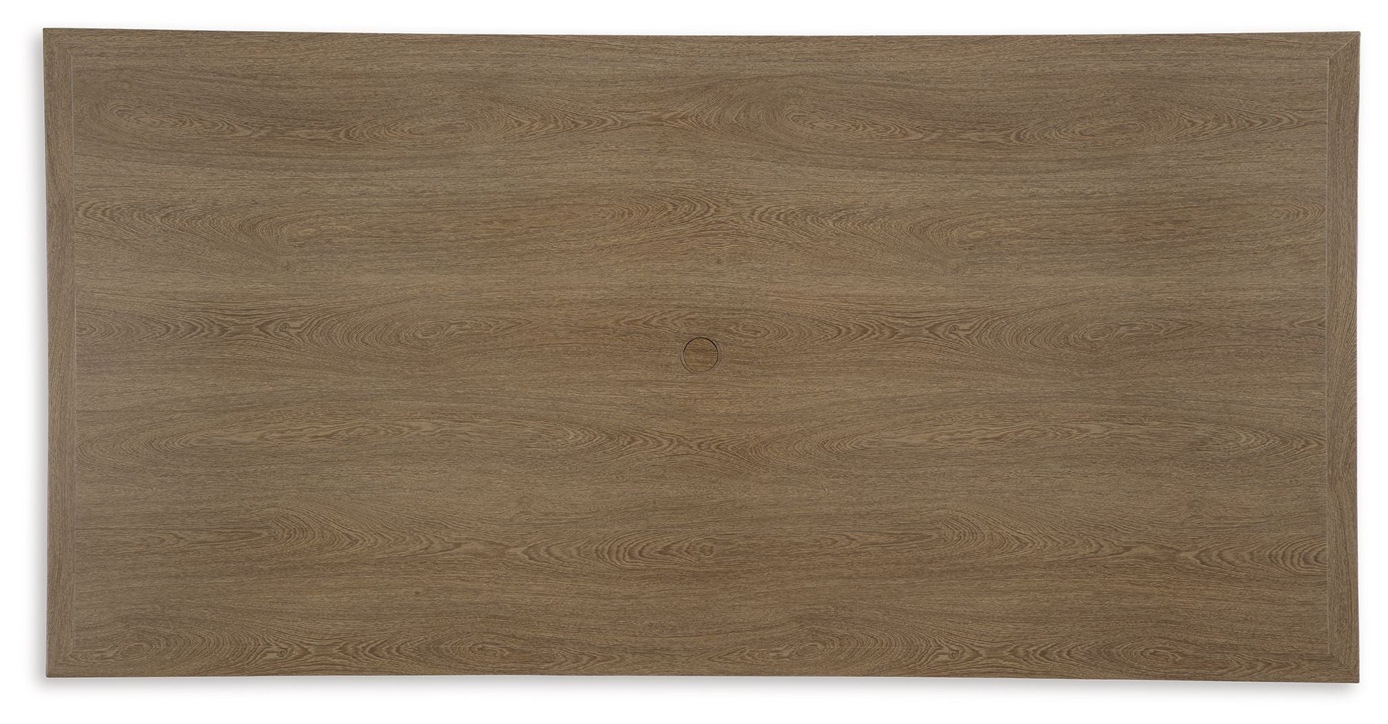 Serene Bay - Rectangular Dining Table With Umbrella Option - Dark Brown - Image 3