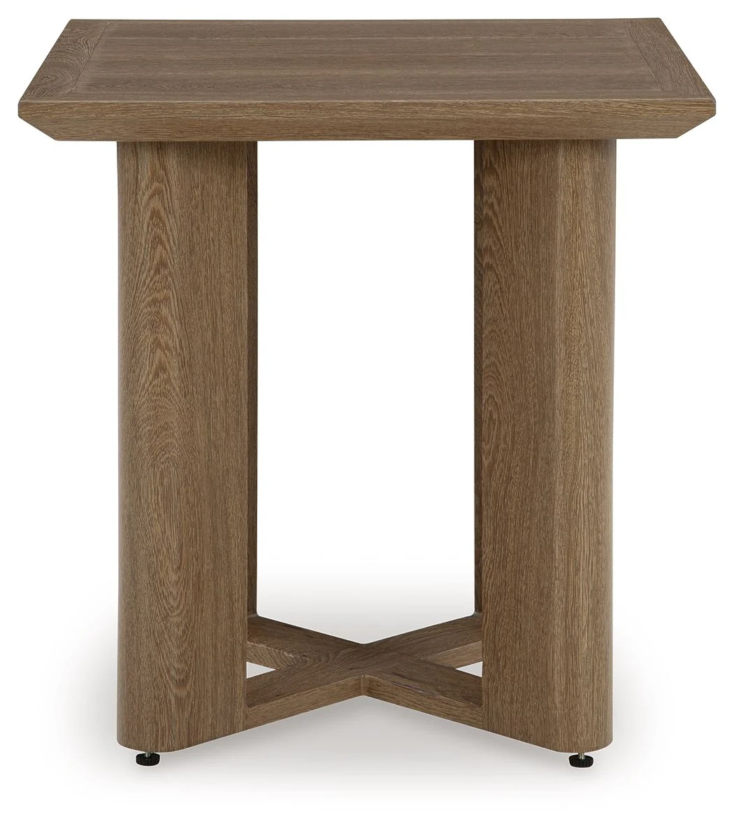 Serene Bay - Square End Table - Dark Brown - Image 2