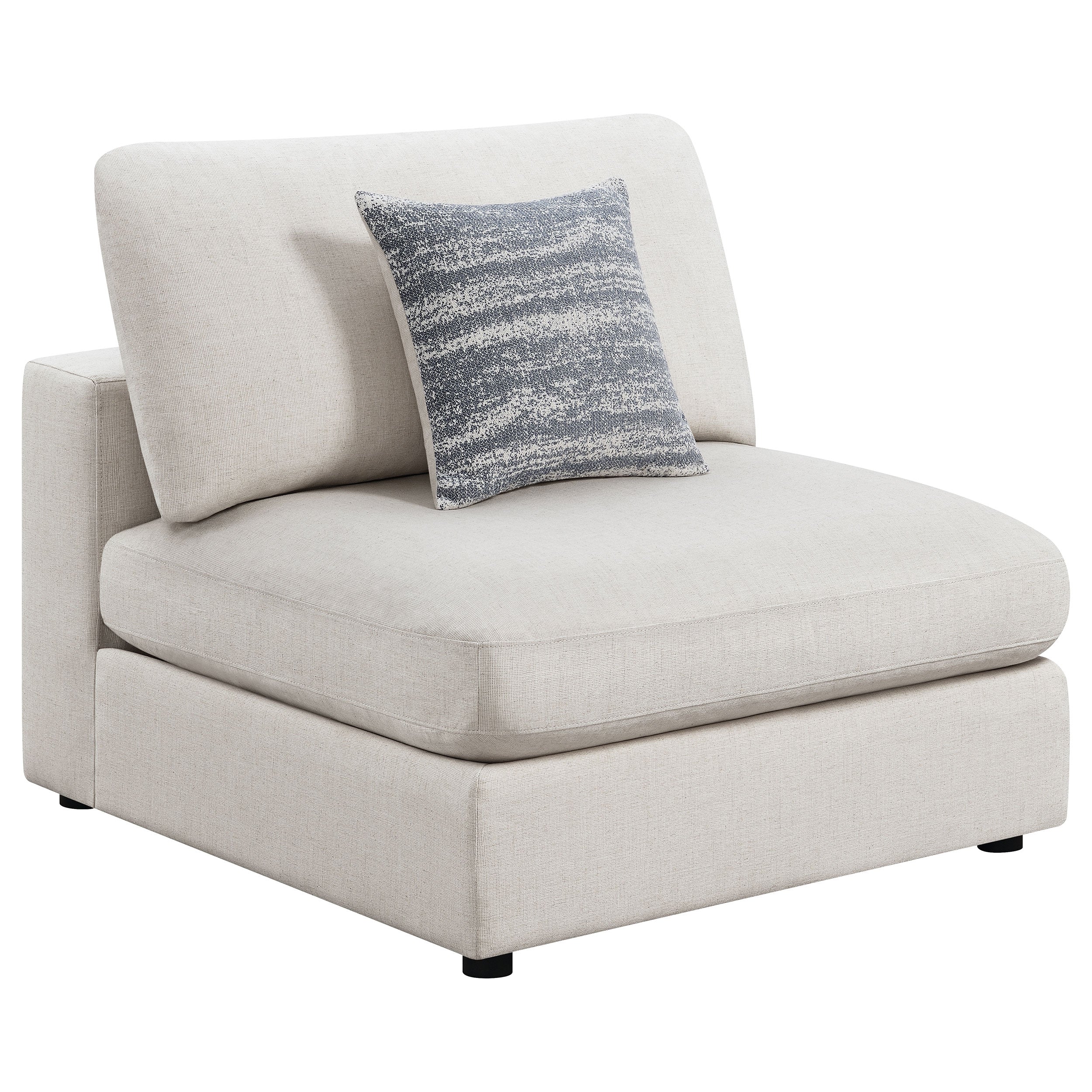 Serene Upholstered Armless / Corner Chair - Image 49