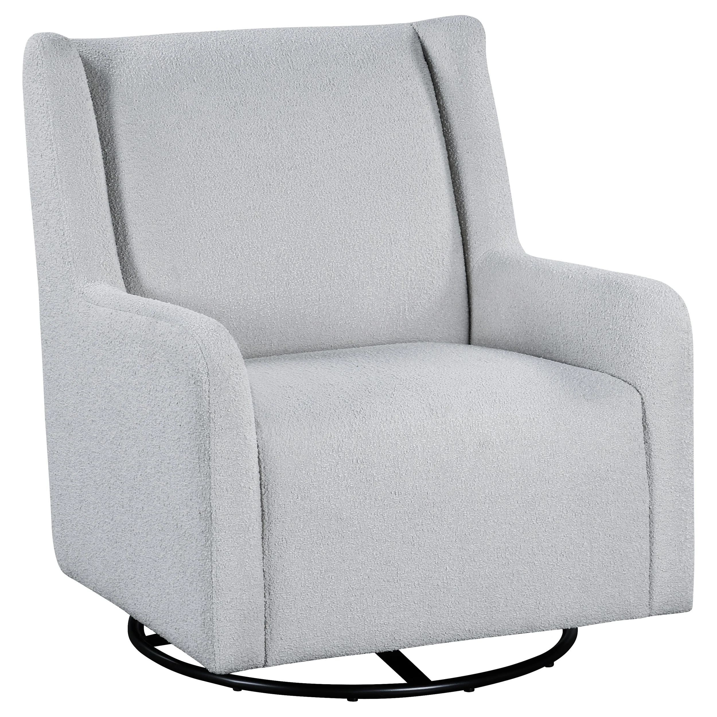Serra - Boucle Upholstered Swivel Glider Recliner - Image 24