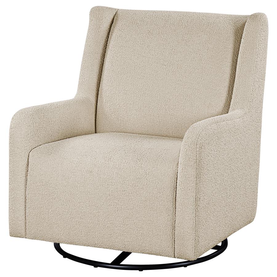 Serra - Boucle Upholstered Swivel Glider Recliner - Image 7