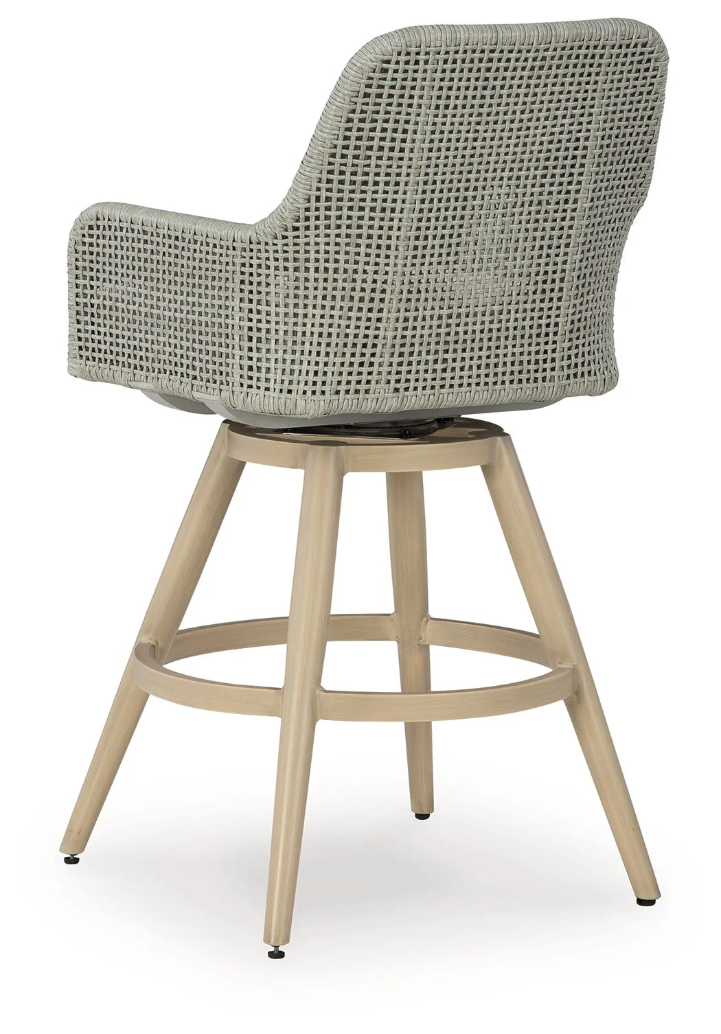 Seton Creek - Barstool With Cushion (Set of 2) - Beige / Gray - Image 8