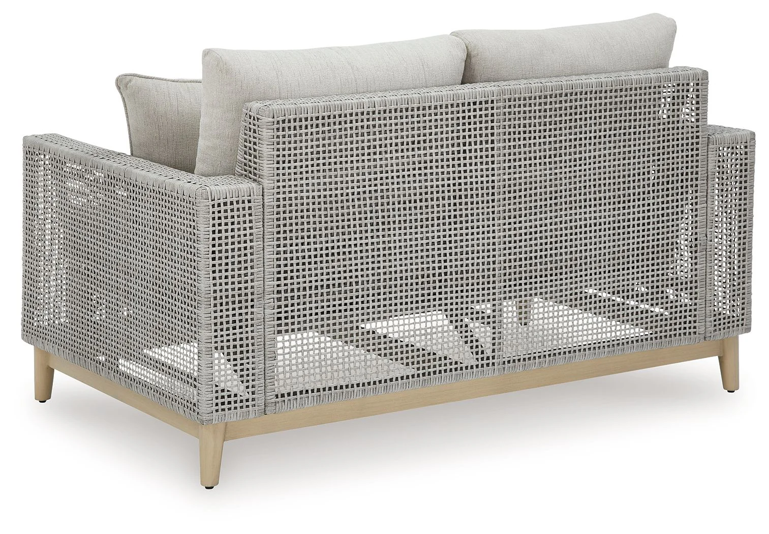 Seton Creek - Loveseat With Cushion - Gray - Image 7