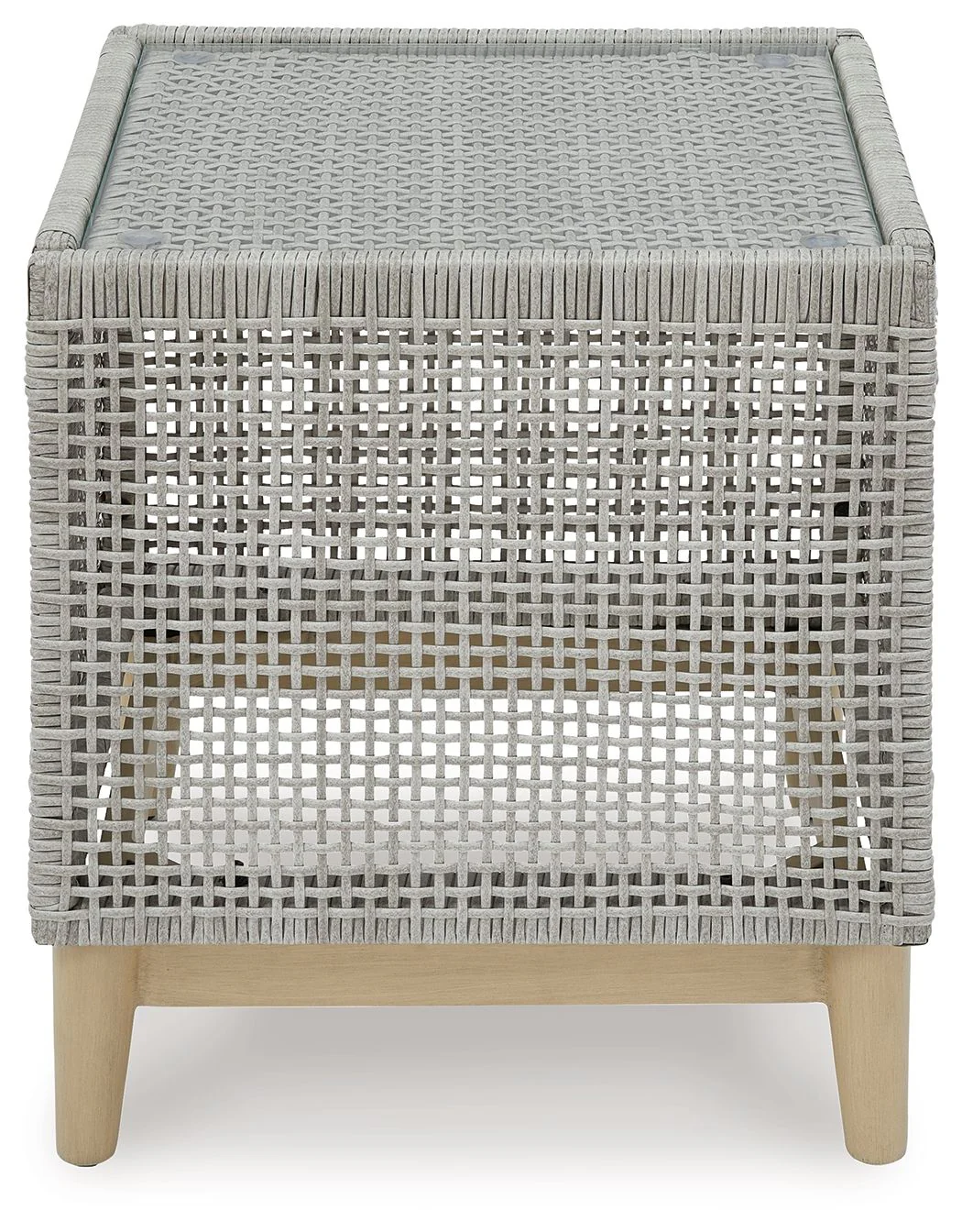 Seton Creek - Square End Table - Gray - Image 6