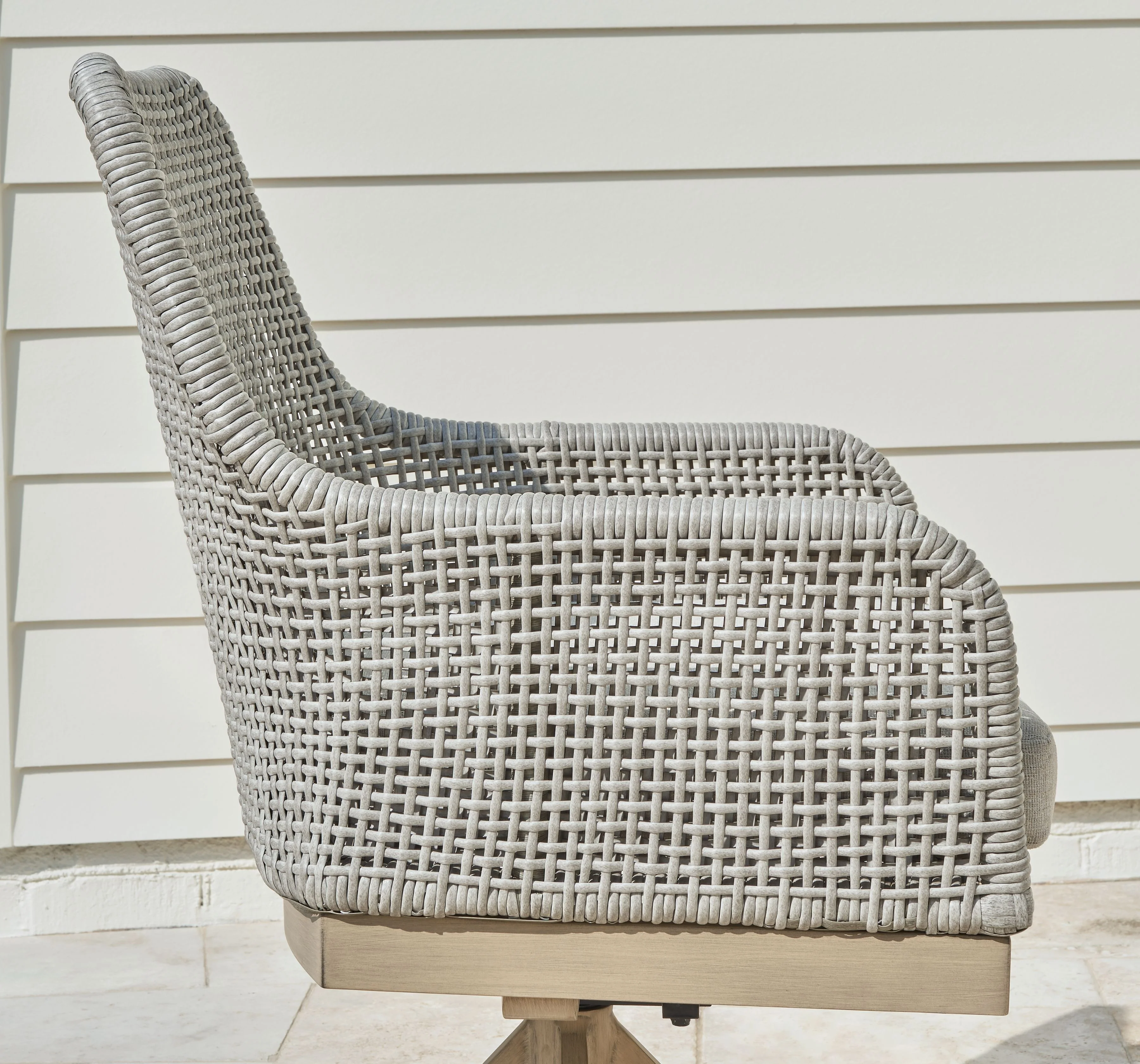 Seton Creek - Swivel Chair With Cushion (Set of 2) - Gray - Image 7