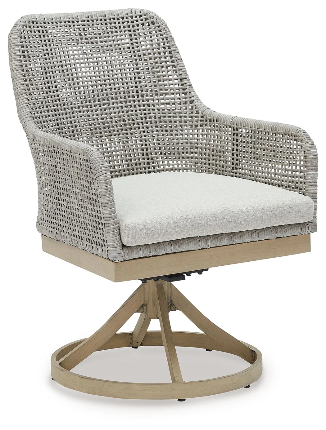 Seton Creek - Swivel Chair With Cushion (Set of 2) - Gray - Image 9