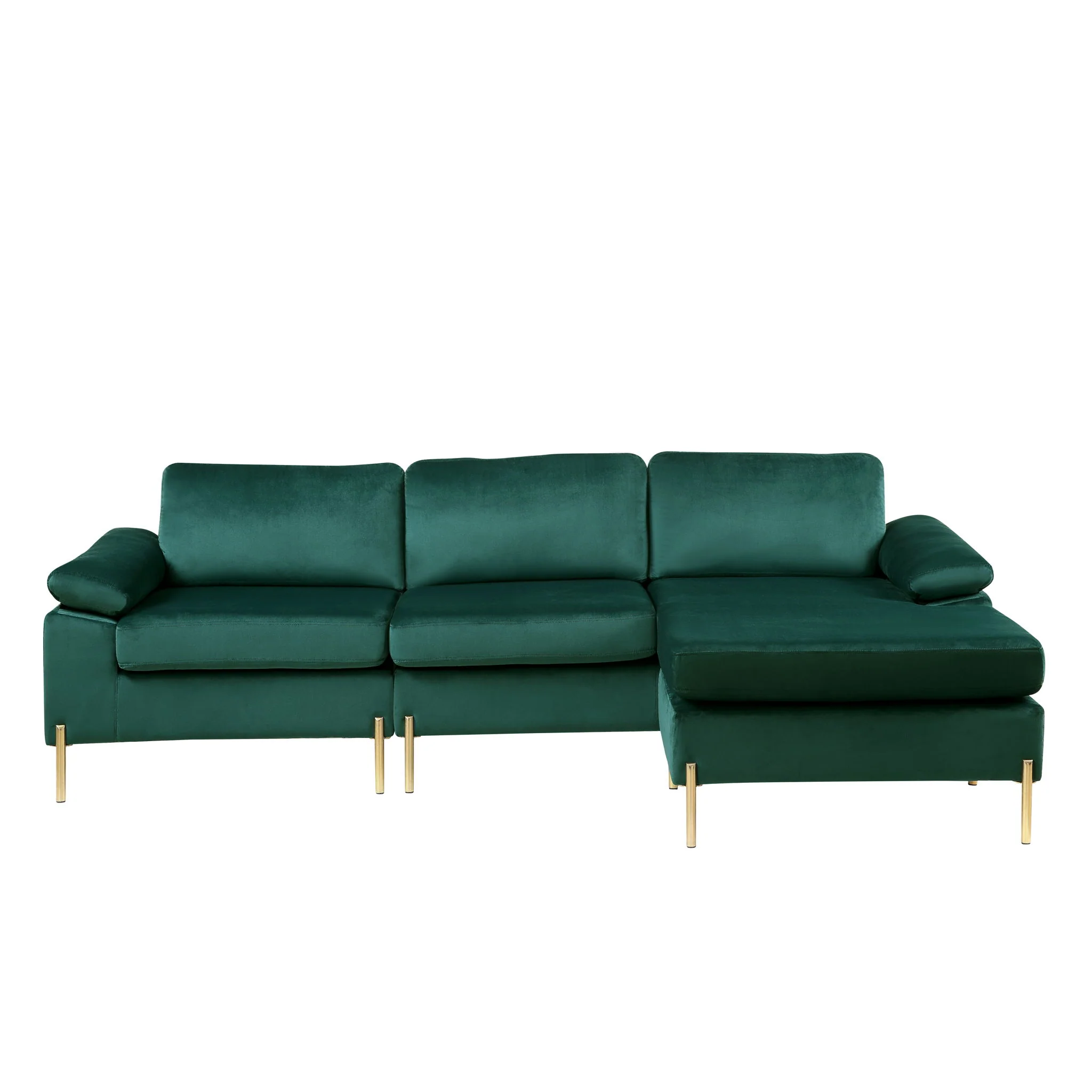 Shannon - Velvet Sectional Sofa With Chaise - Image 27