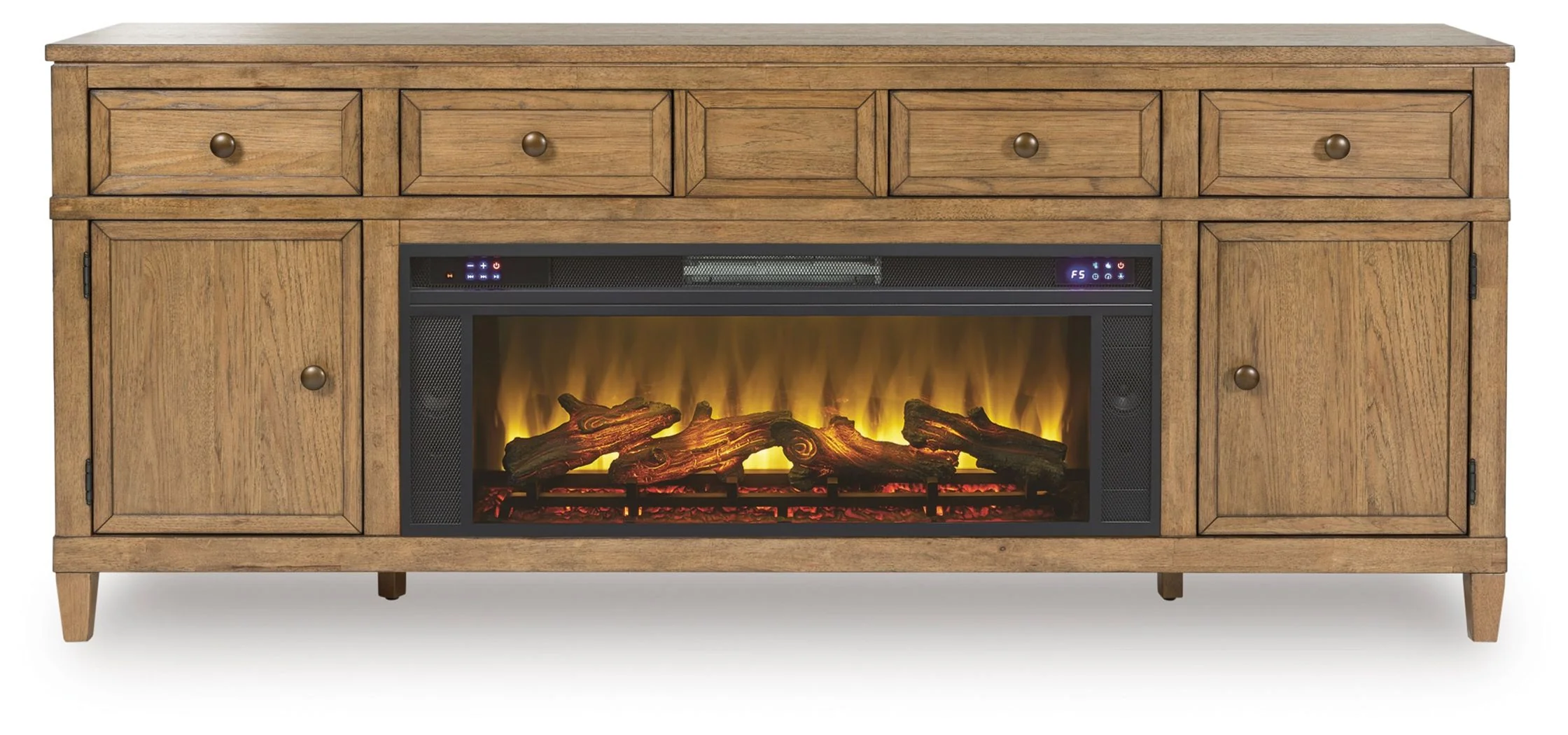 Sharlance - 81" TV Stand With Electric Fireplace - Image 2