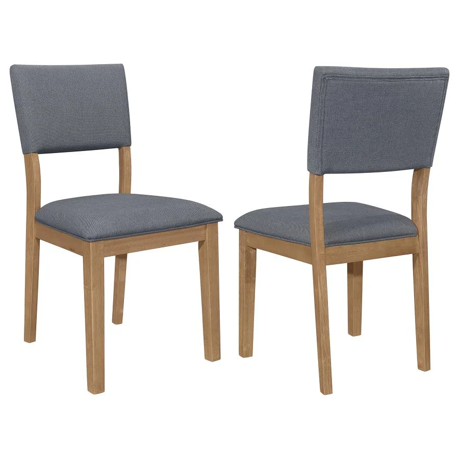 Sharon Fabric Upholstered Dining Side Chair Brown (Set of 2) - Image 10