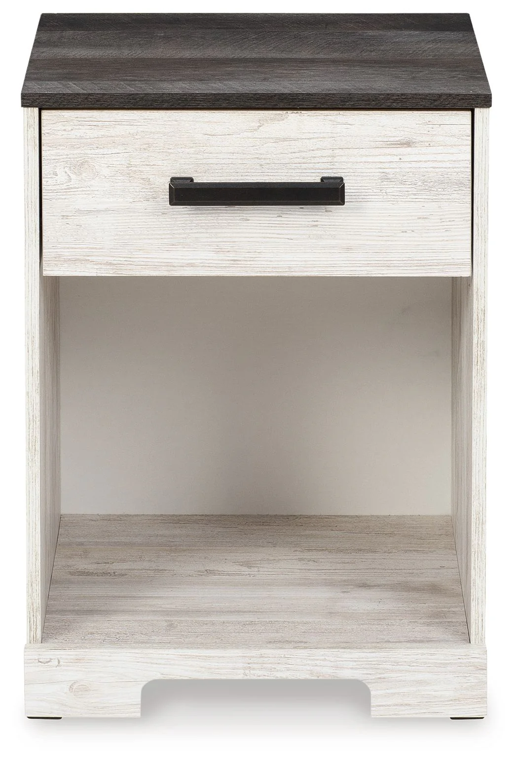 Shawburn - One Drawer Night Stand - Whitewash / Charcoal Gray - Image 2