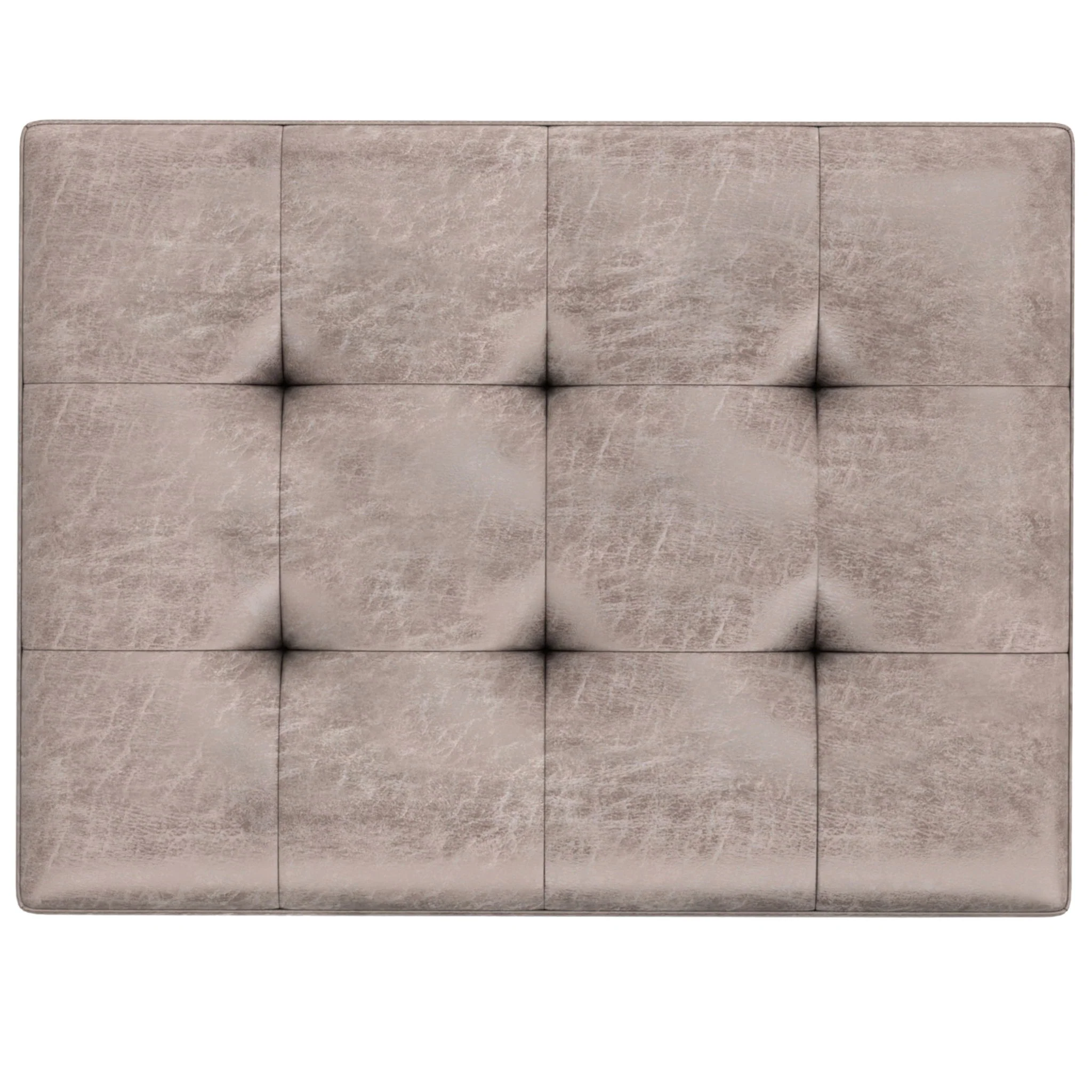 Shay - Large Square Coffee Table Storage Ottoman Mid-Century Style - Image 51