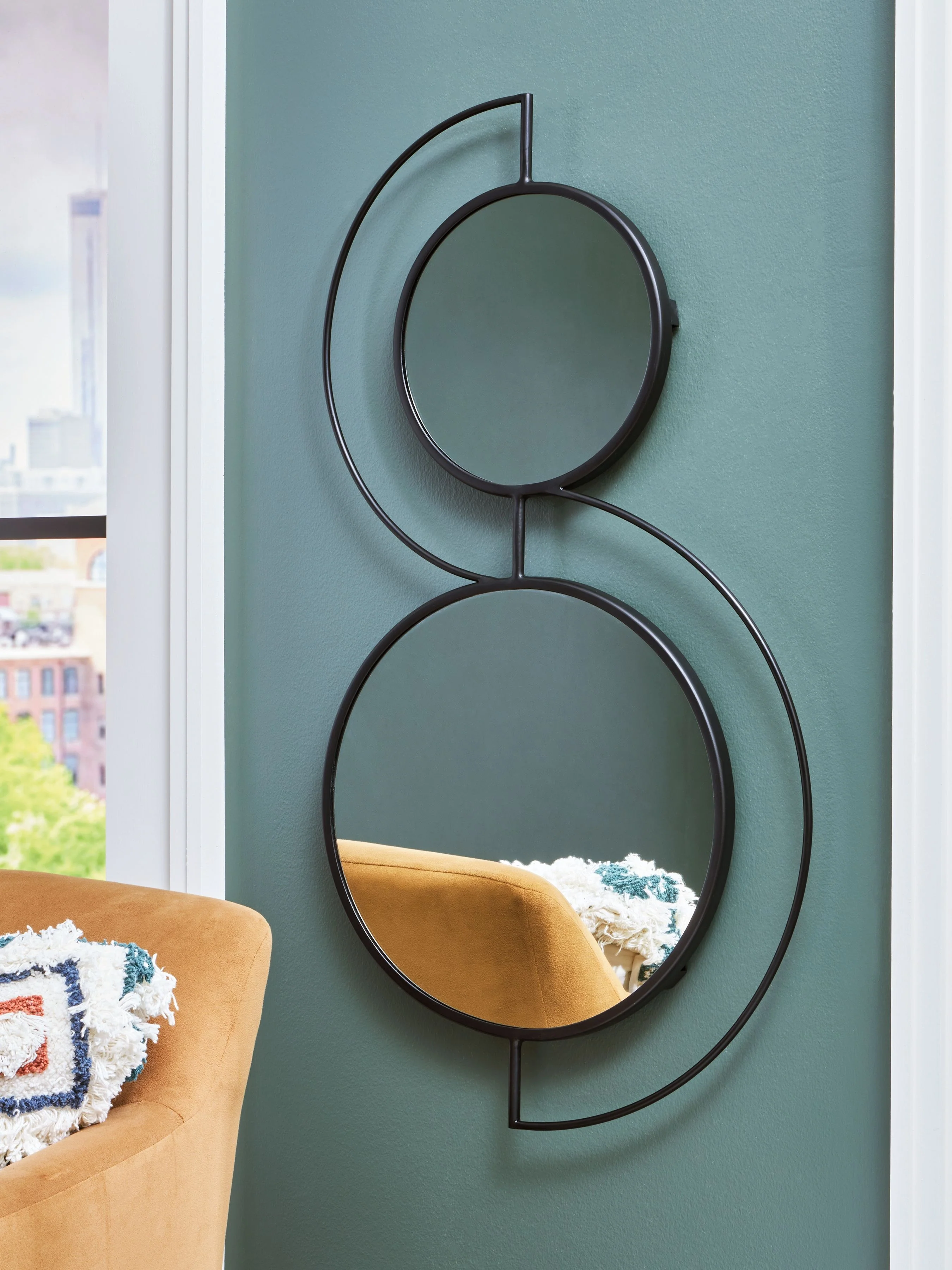 Shayham - Accent Mirror - Black - Image 4