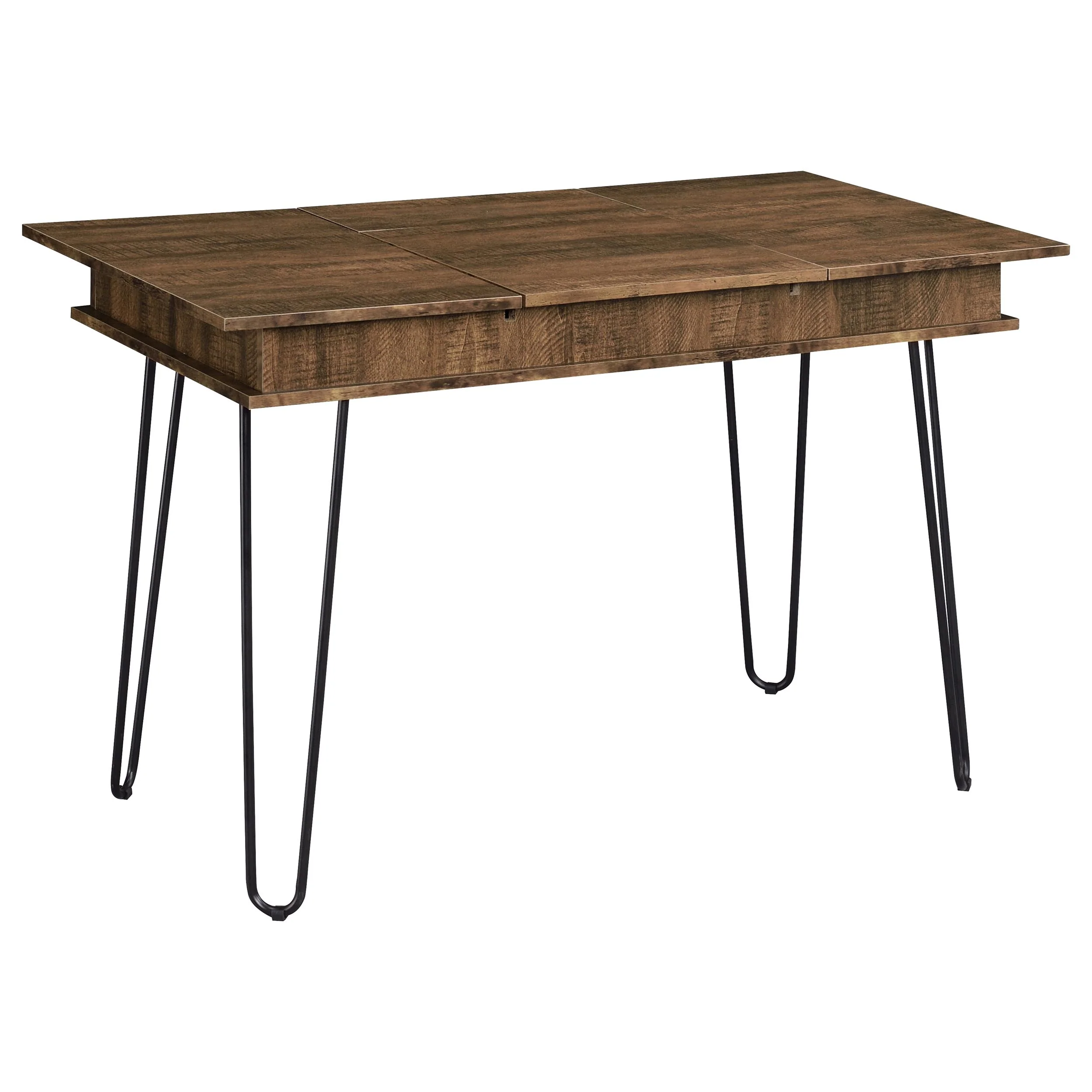 Sheeran - Writing Desk With Storage - Rustic Amber - Image 15