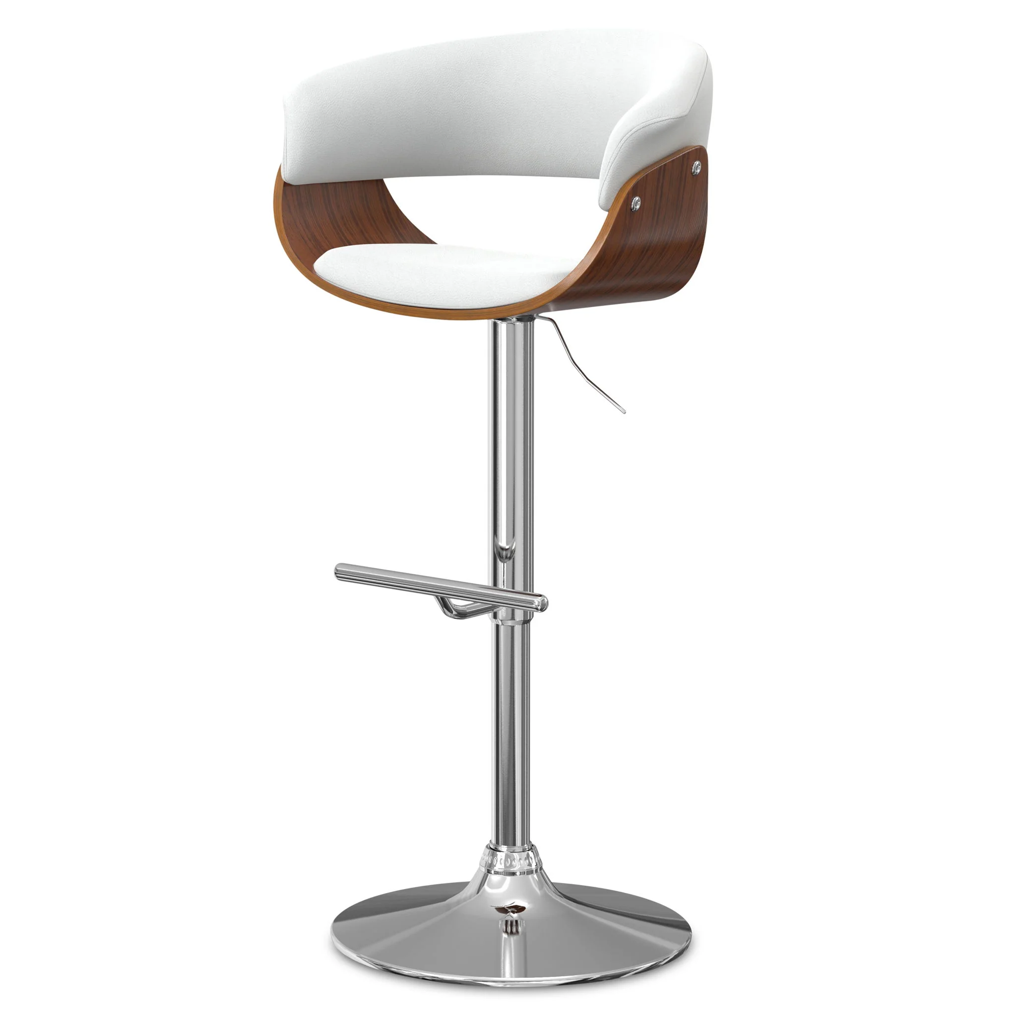 Sheldon - Upholstered Adjustable Swivel Bar Stool - Image 4
