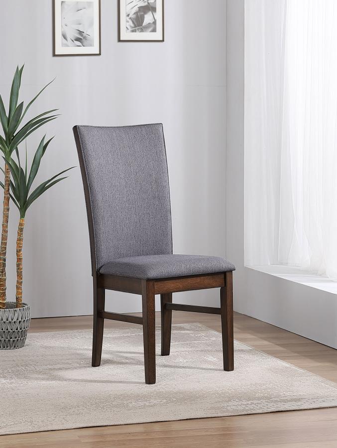 Sherwood - Upholstered Dining Side Chair (Set of 2) - Gray - Image 2