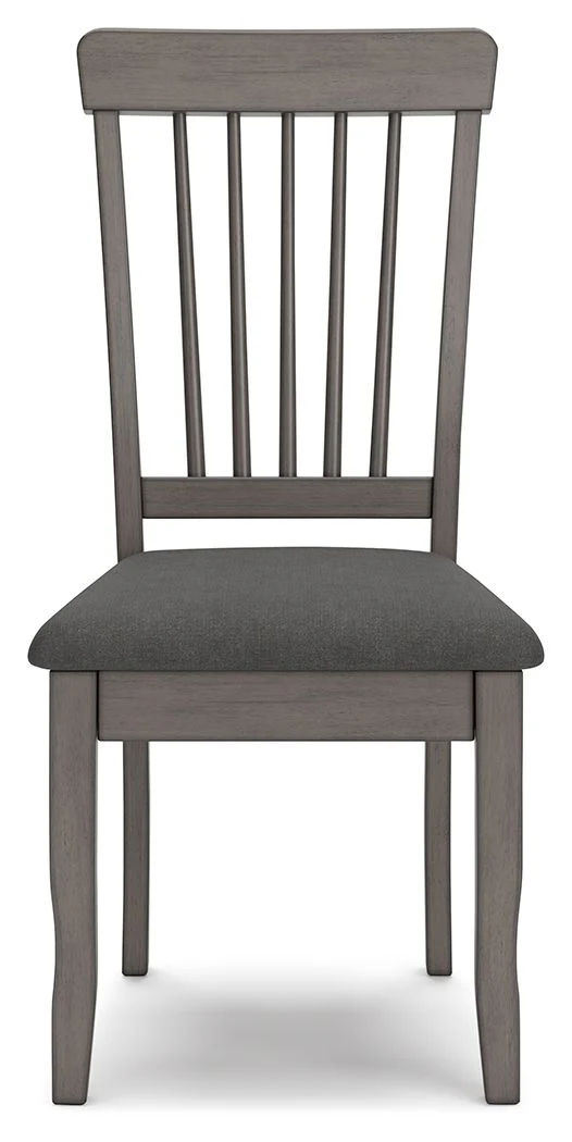 Shullden - Dining Room Side Chair (Set of 2) - Gray - Image 2