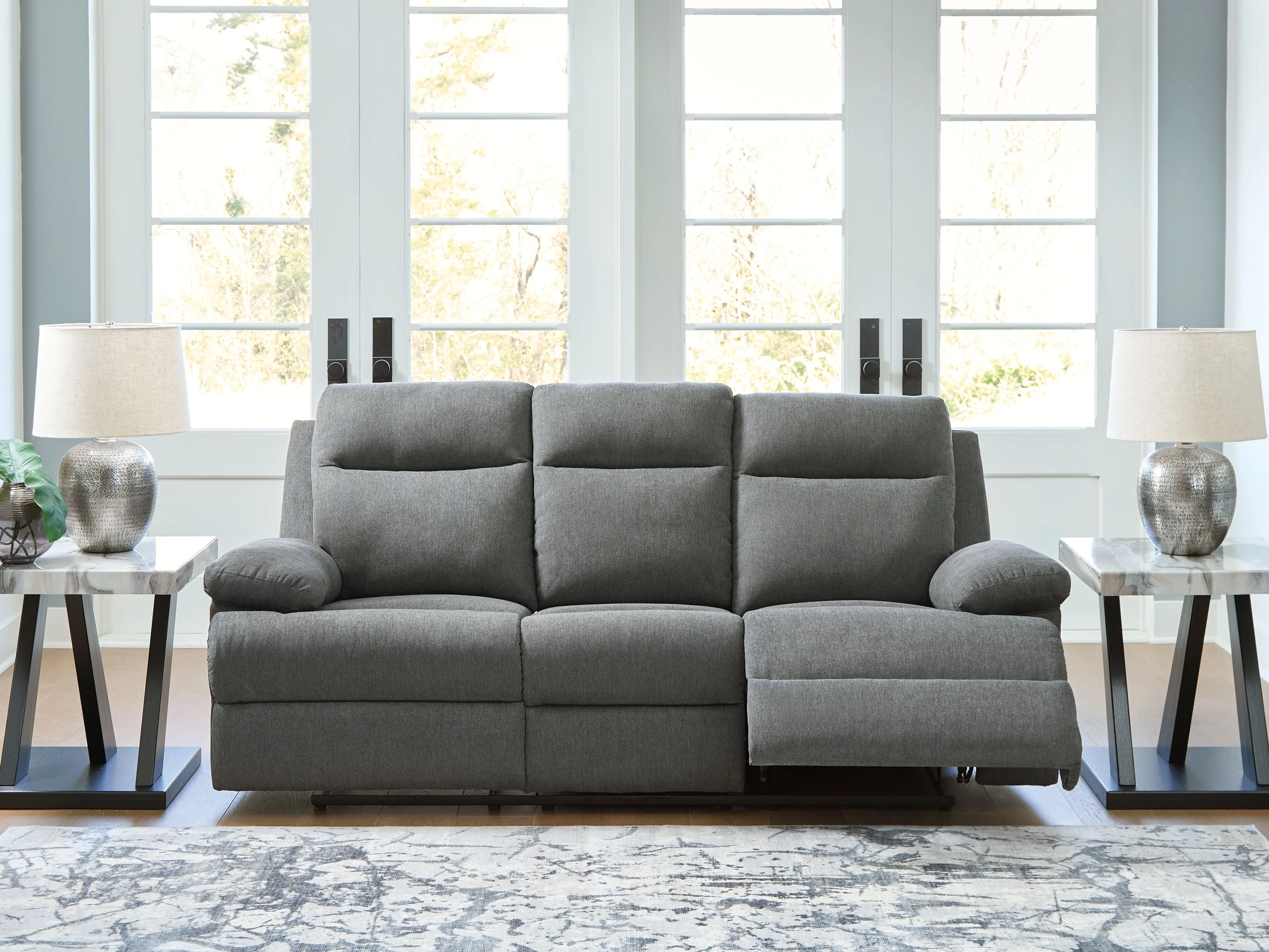 Side-Swipe - Reclining Sofa With Drop Down Table - Image 8