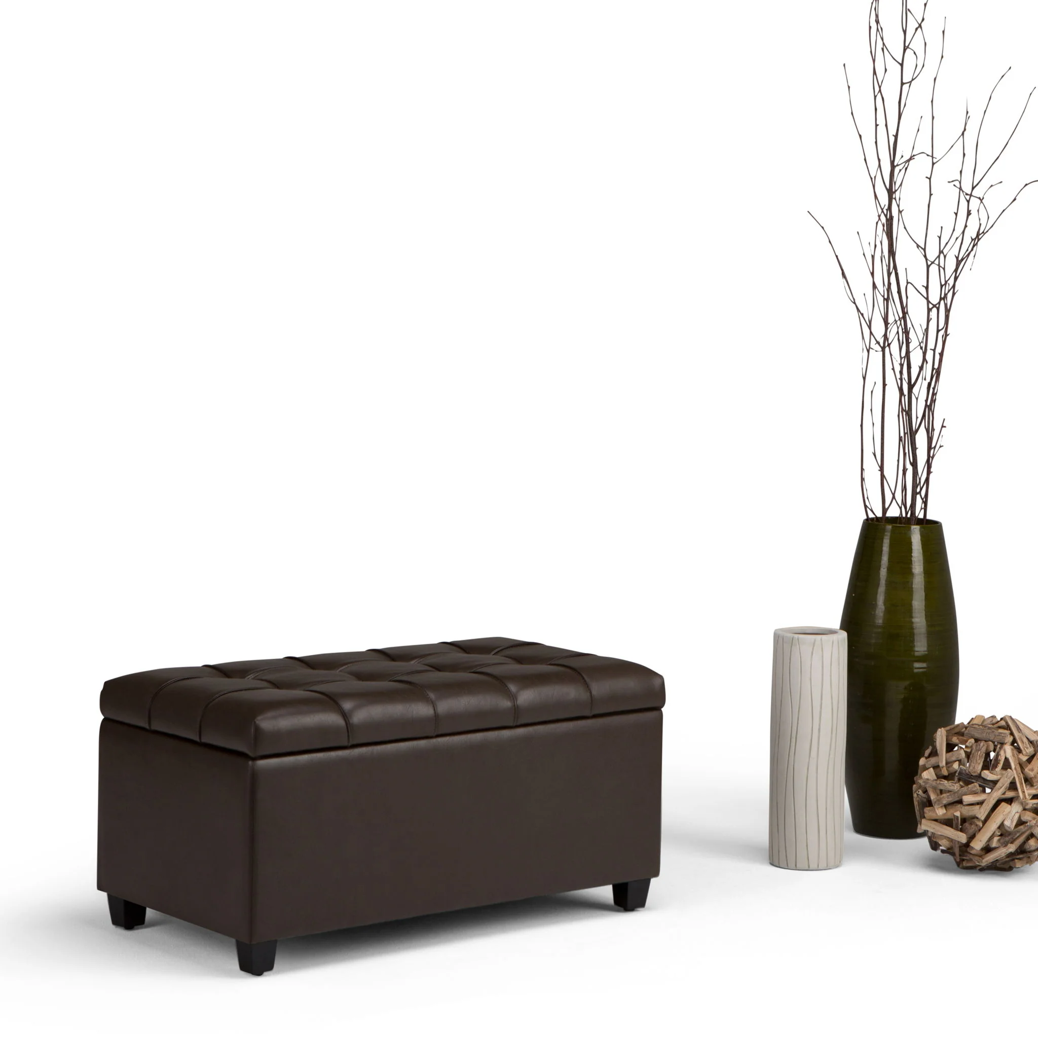 Sienna - Transitional Storage Ottoman Bench - Image 11