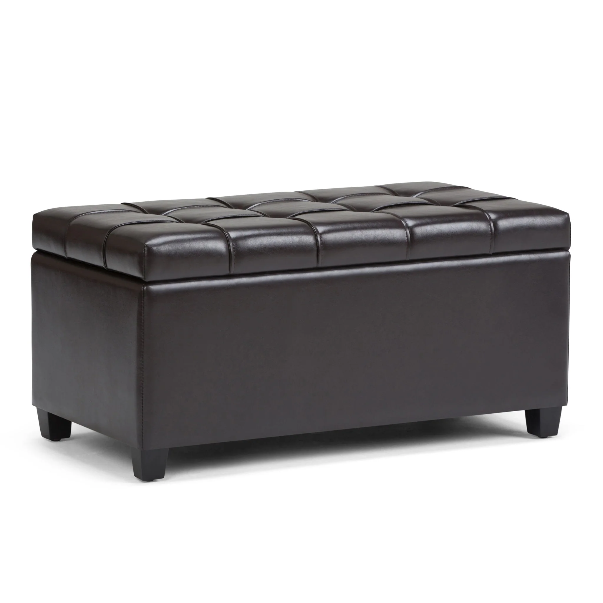 Sienna - Upholstered Storage Ottoman Bench - Image 3