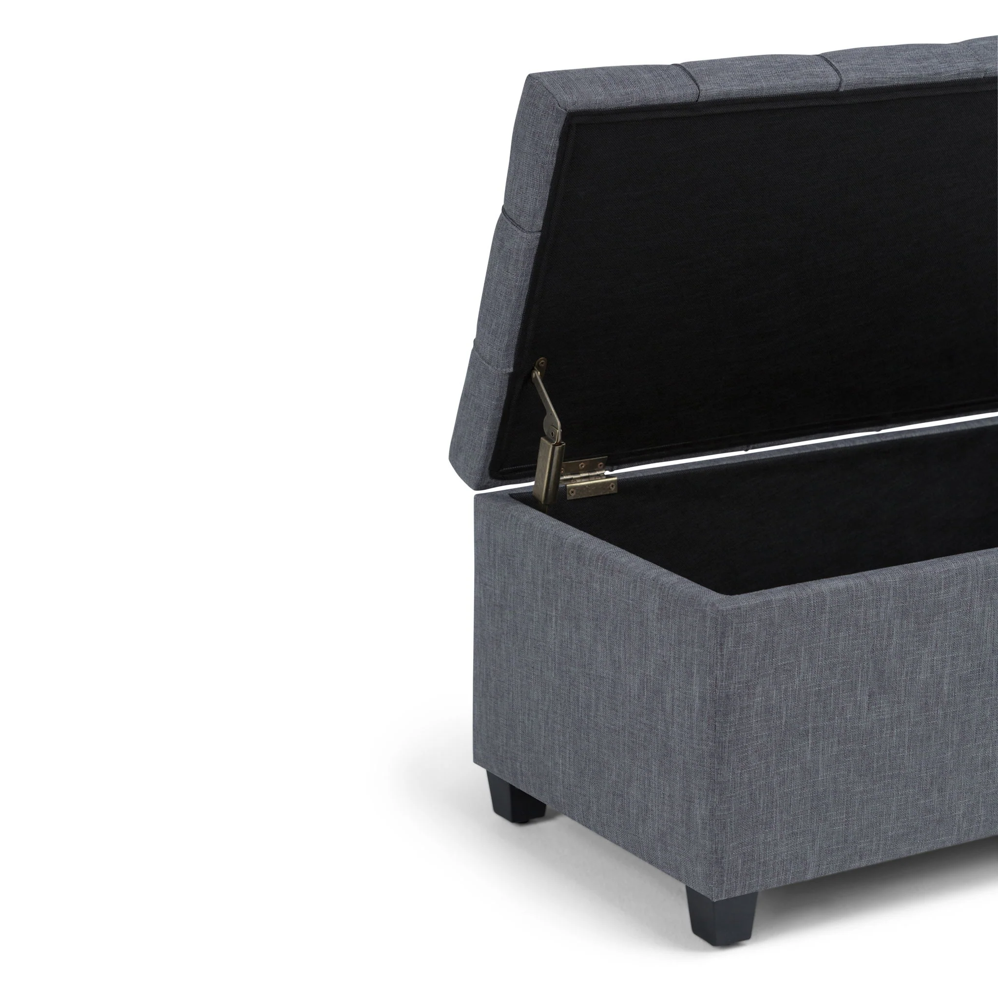 Sienna - Upholstered Storage Ottoman Bench - Image 8