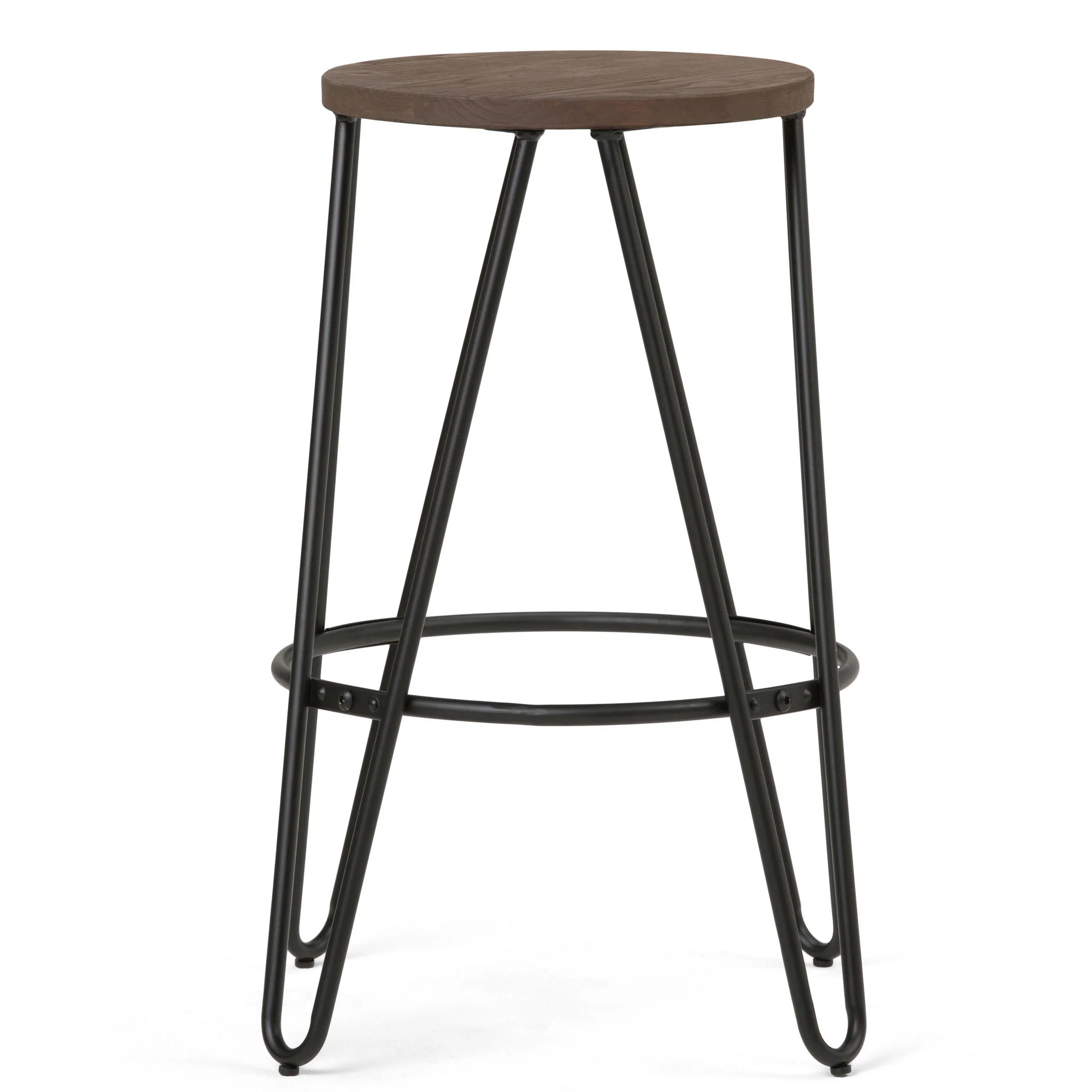 Simeon - Multifunctional Metal Stool With Wood Seat - Image 27