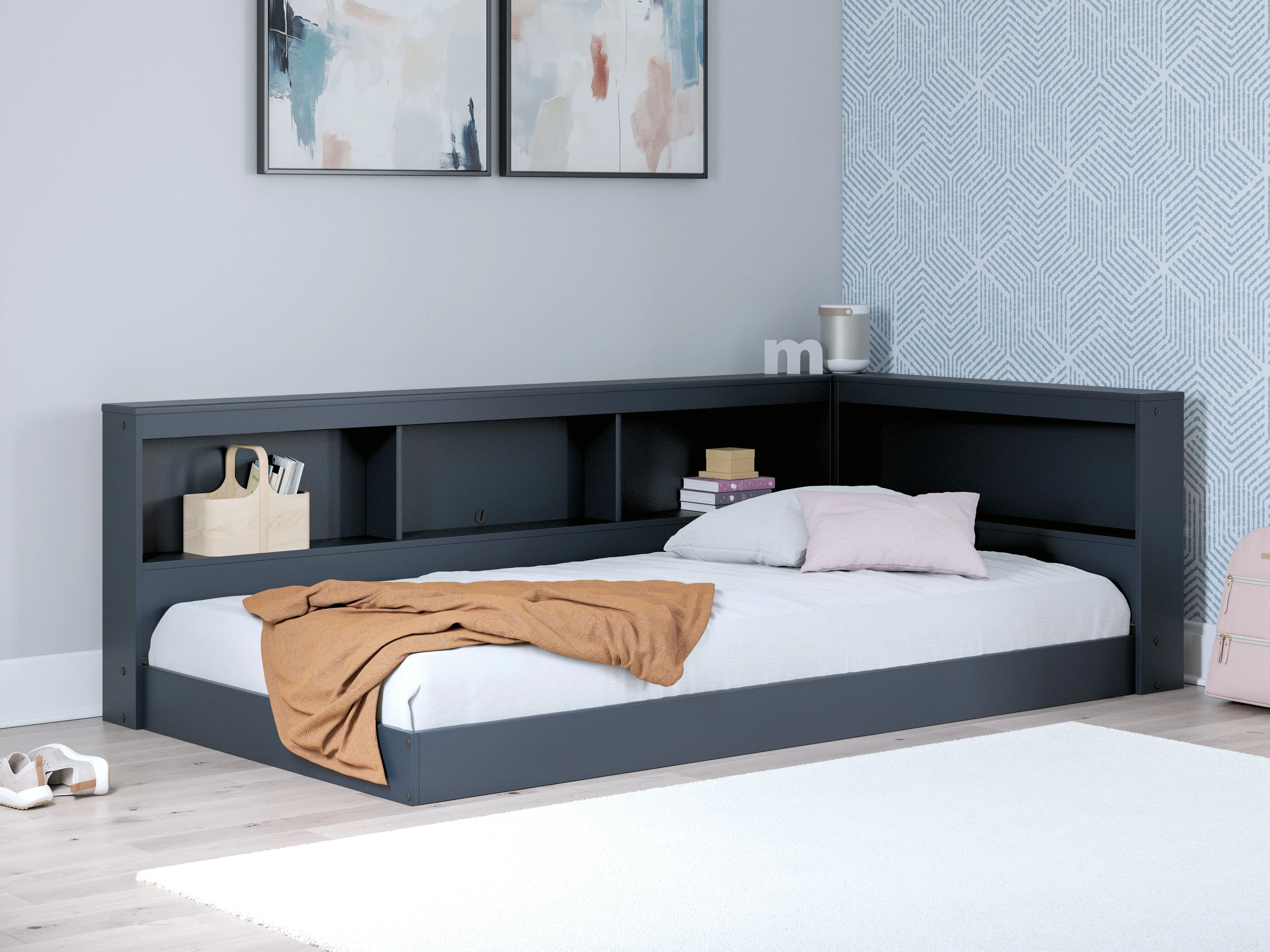 Simmenfort - Bookcase Storage Bed - Image 10