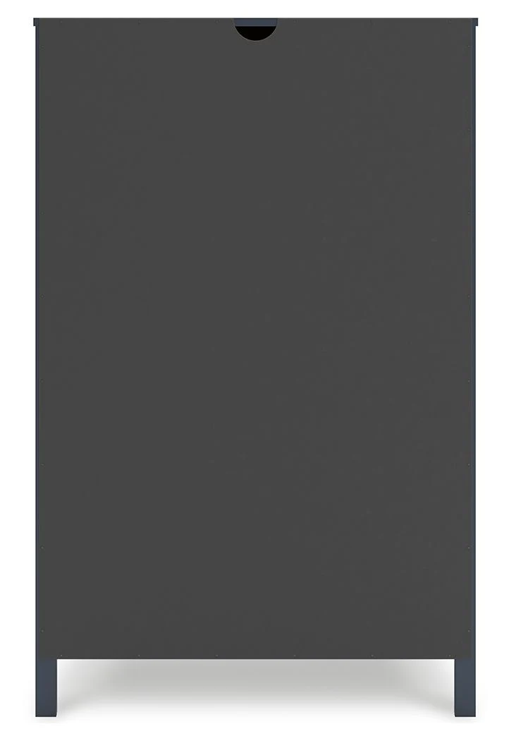 Simmenfort - Five Drawer Chest - Navy Blue - Image 5